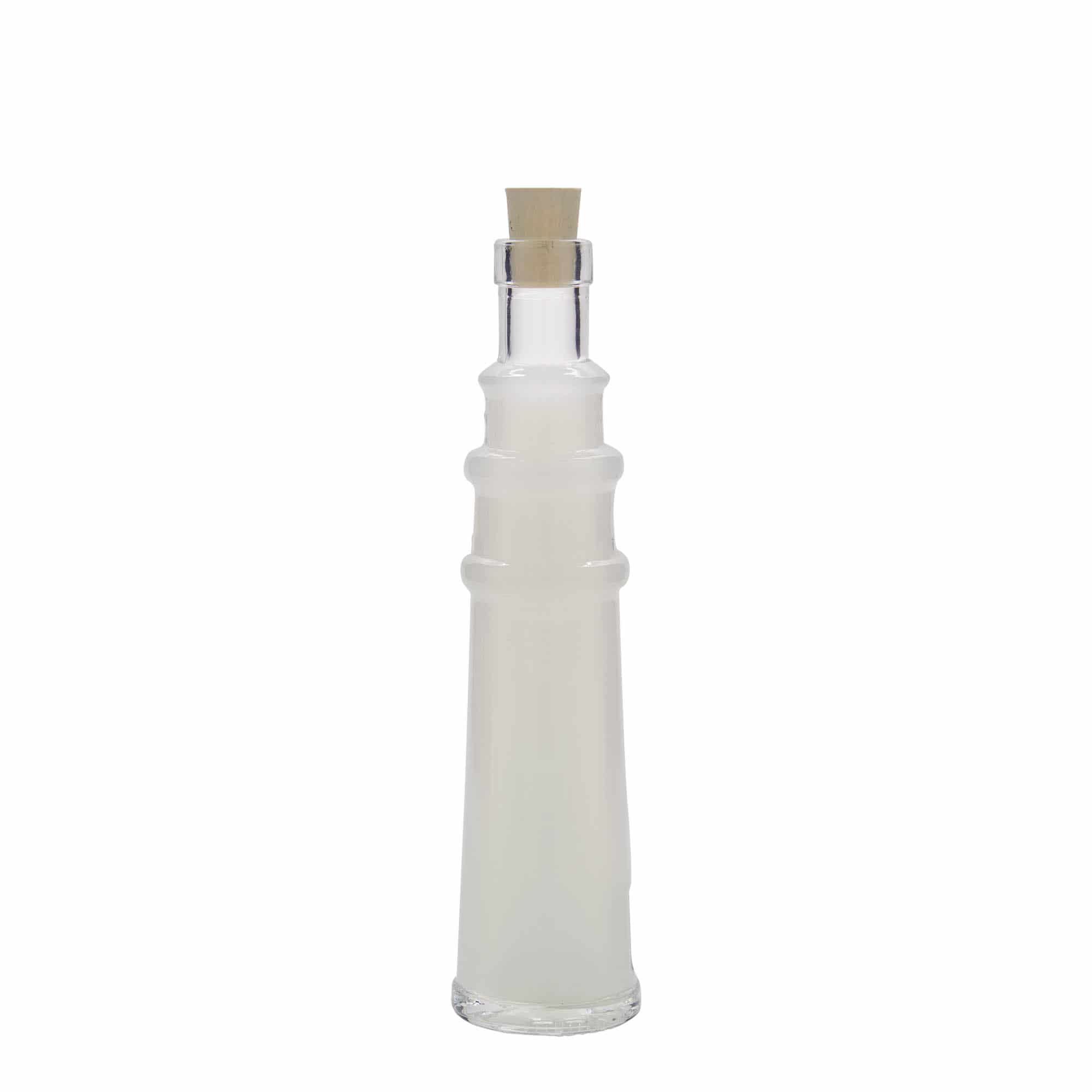 100 ml стъклена бутилка „Фар“, затваряне: коркова тапа