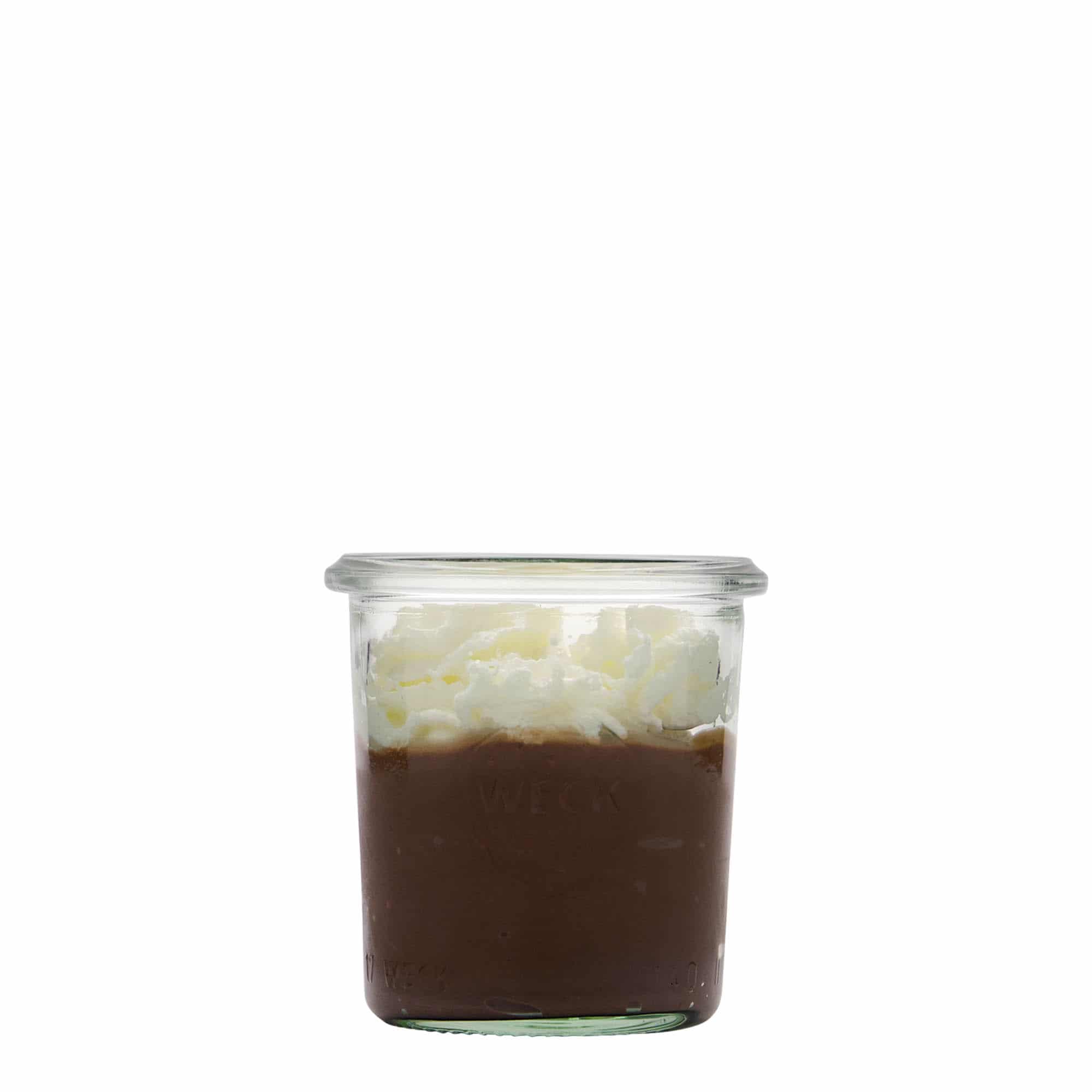 140 ml буркан с широк отвор WECK, затваряне: заоблен ръб