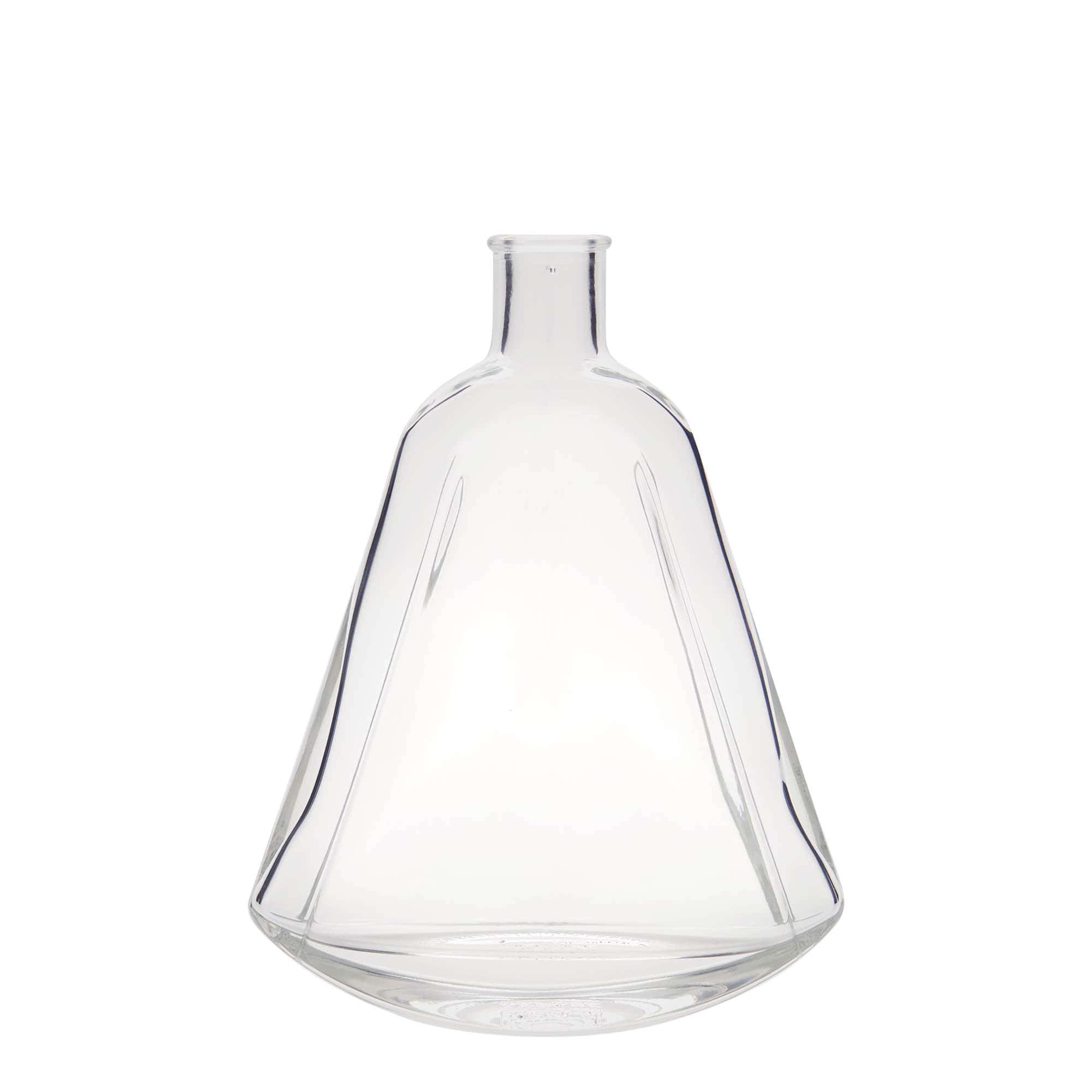 350 ml стъклена бутилка „Maurizio“, овална, затваряне: коркова тапа