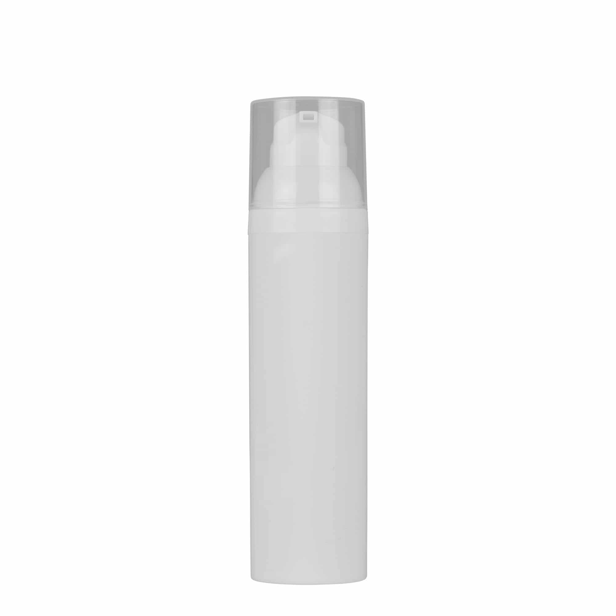 75 ml безвъздушен дозатор „Mezzo“, PP пластмаса, бял
