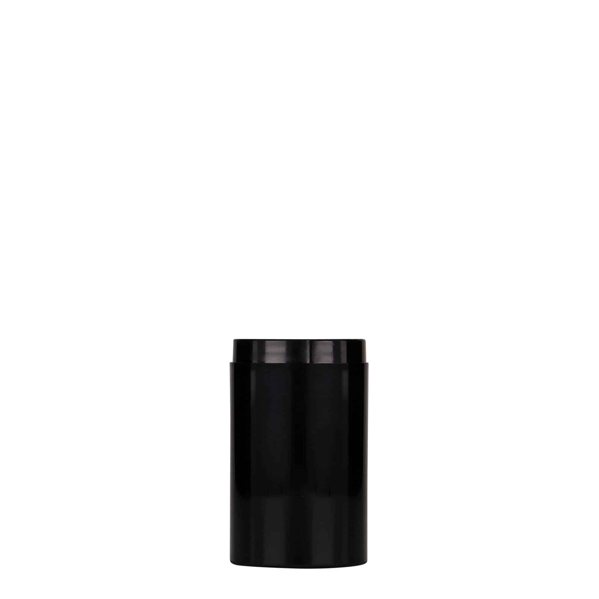 30 ml безвъздушен дозатор „Mezzo“, PP пластмаса, черен 30 ml безвъздушен дозатор „Mezzo“, PP пластмаса, черен