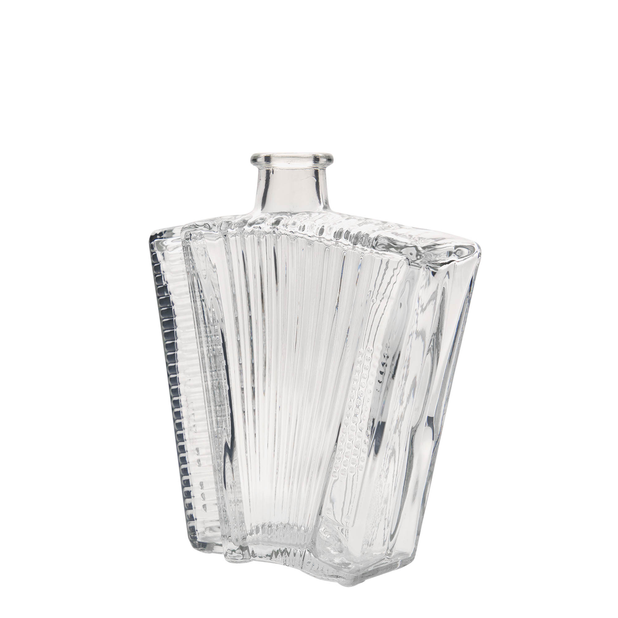 500 ml стъклена бутилка „Акордеон“, затваряне: коркова тапа
