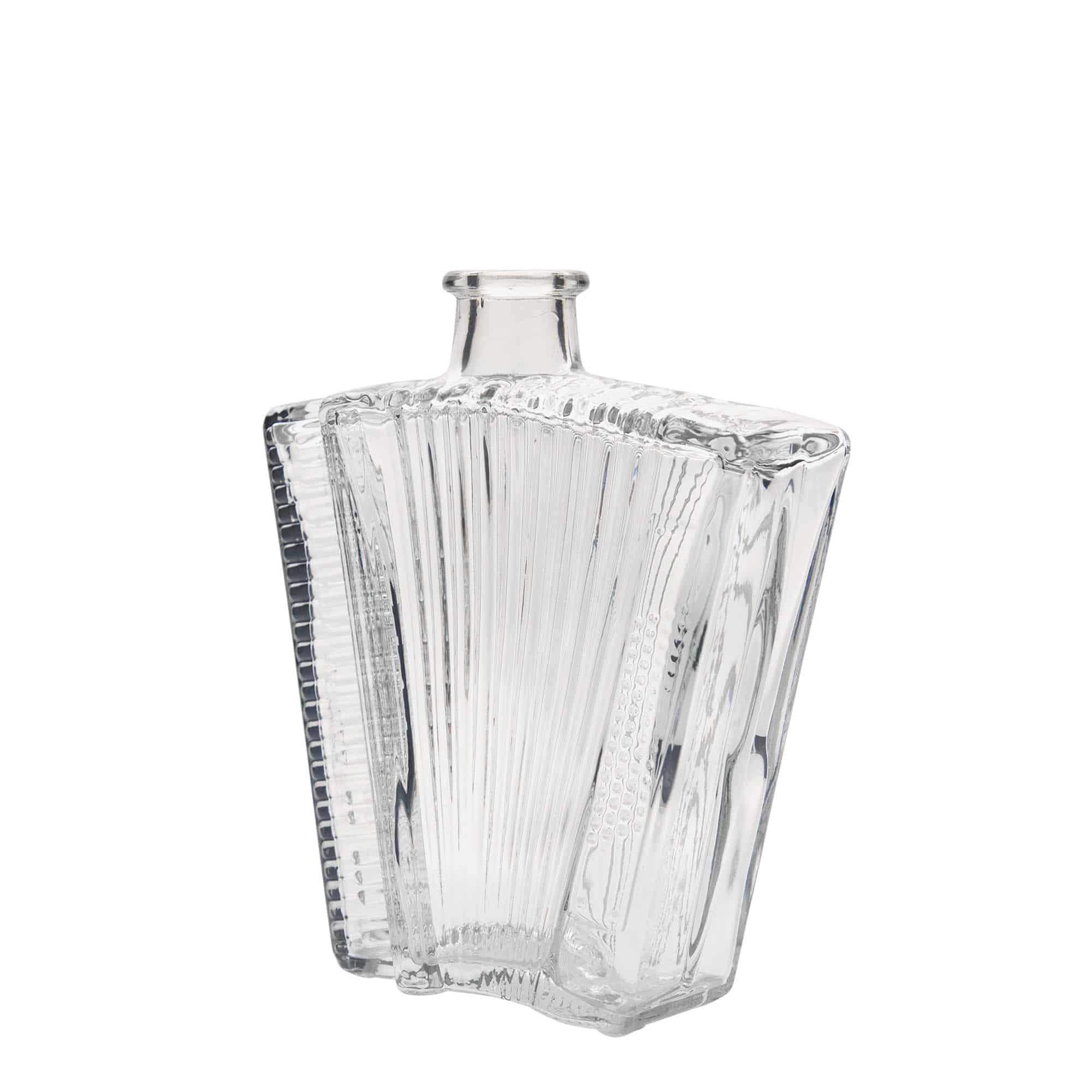 500 ml стъклена бутилка „Акордеон“, затваряне: коркова тапа