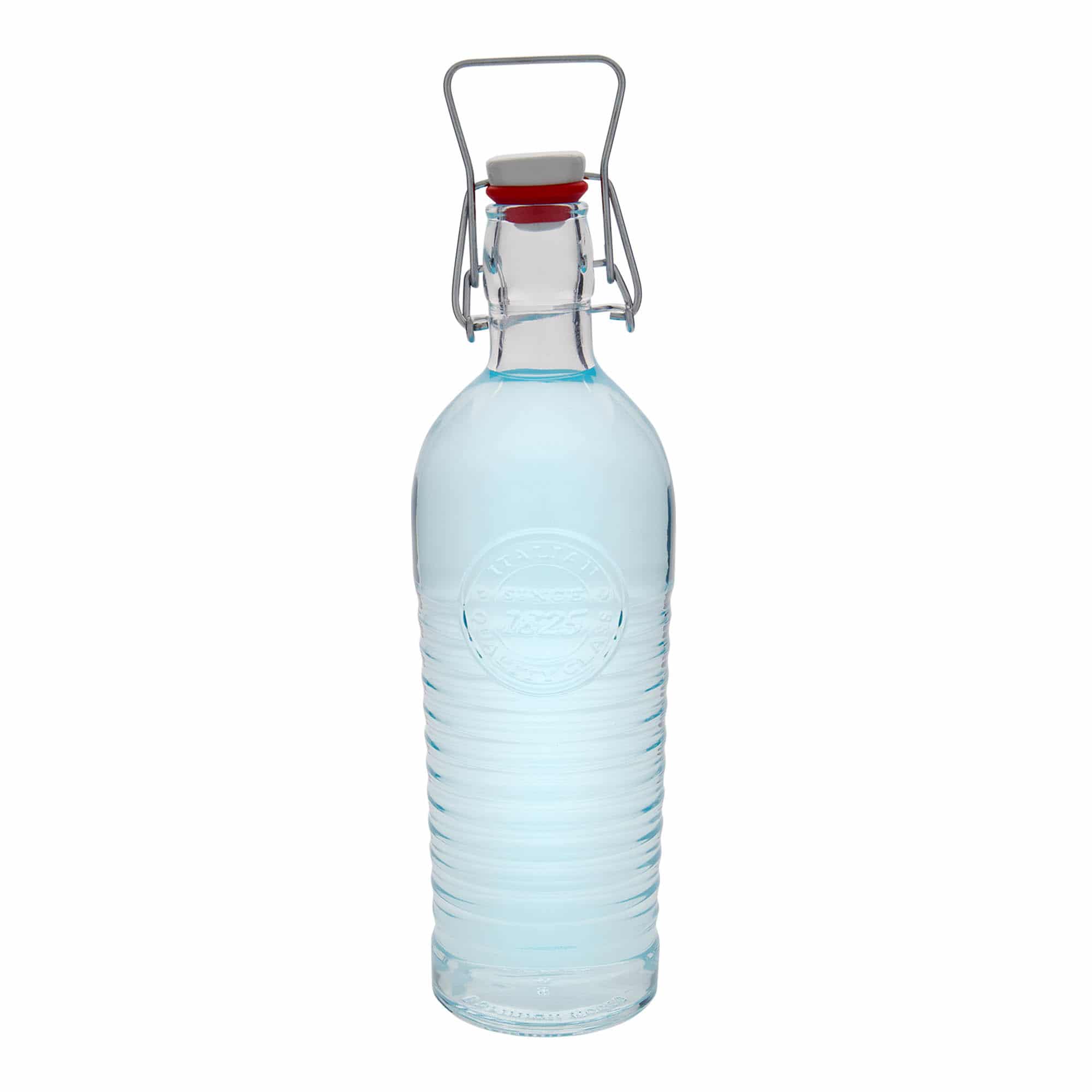 1200 ml стъклена бутилка „Officina 1825“ затваряне: тапа с клипс