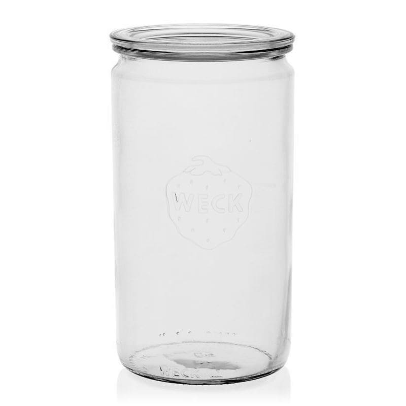 1575 ml цилиндричен буркан WECK, затваряне: заоблен ръб