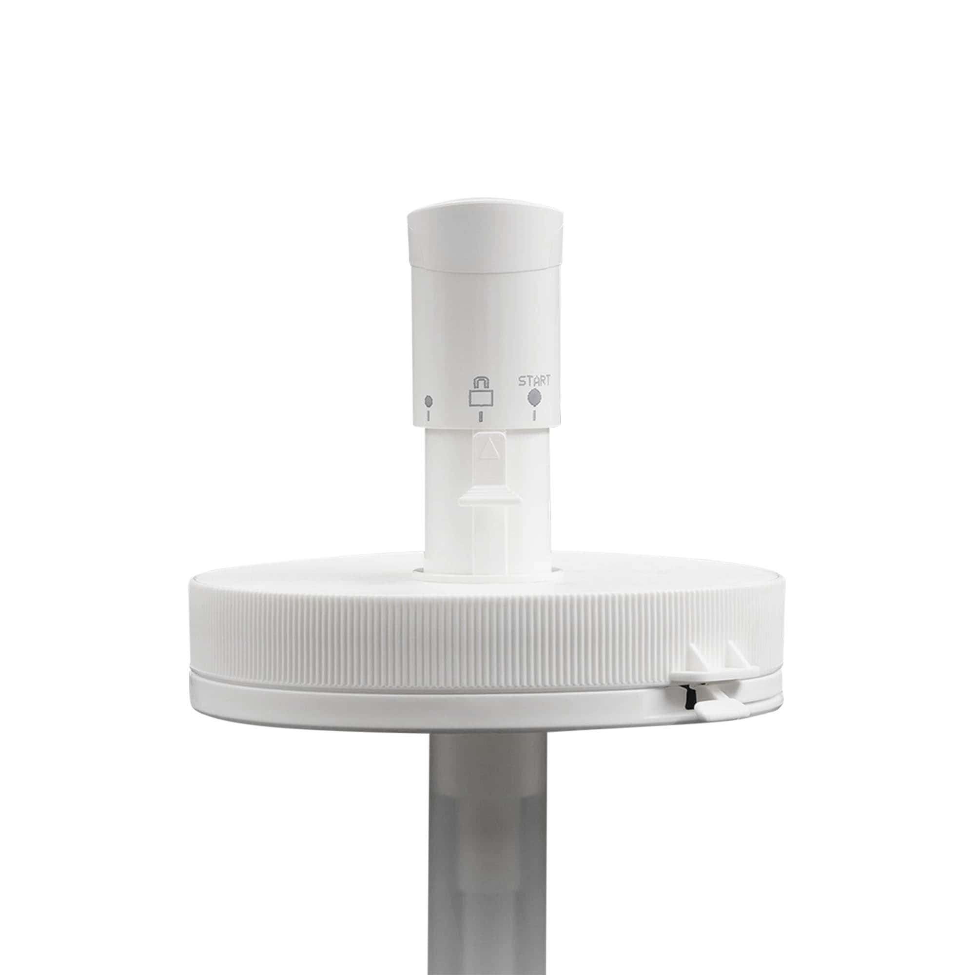 Дозираща помпа за 1.240 мл „Securibox“, PE пластмаса, бяла, за отвор: винтова капачка