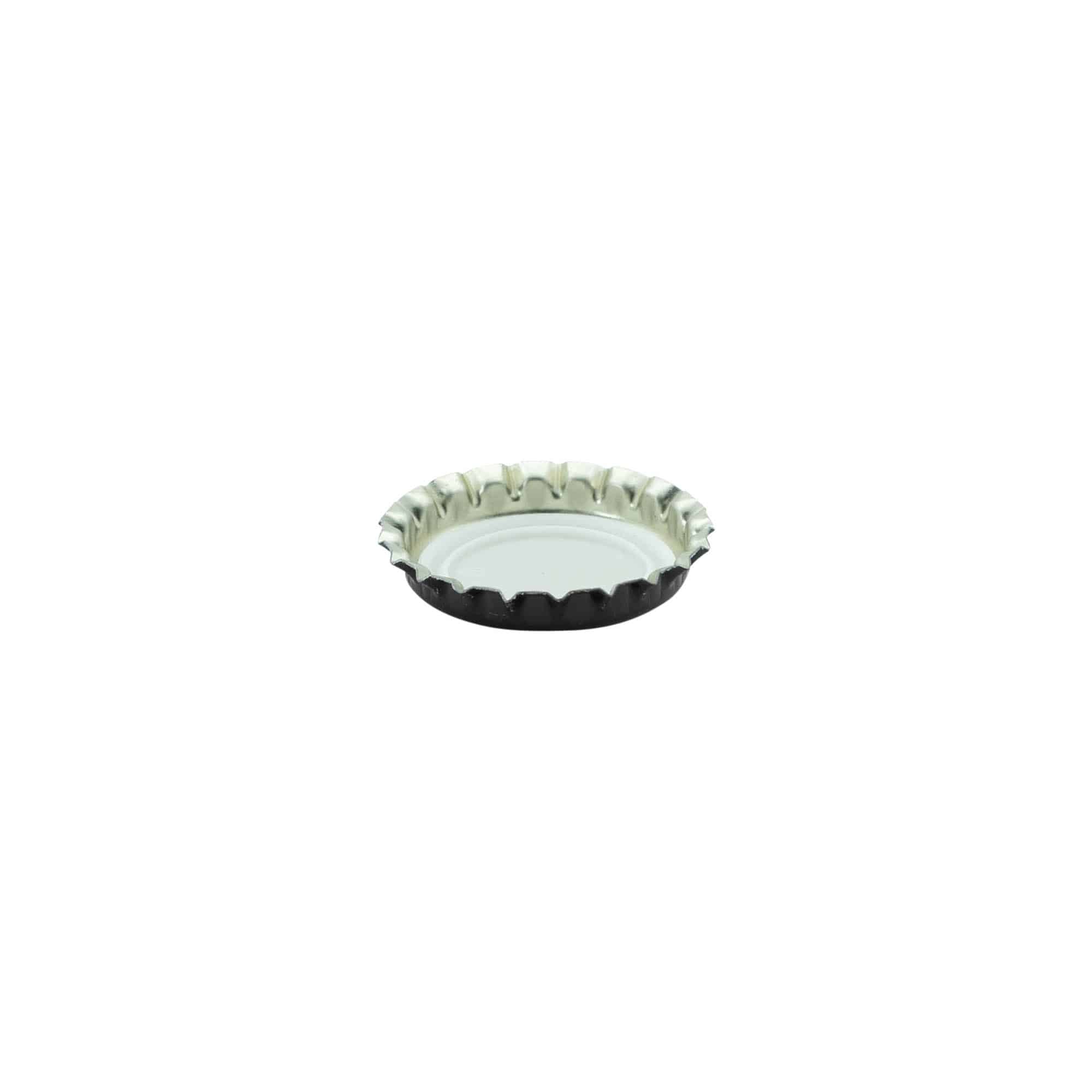 Капачка за бутилки 26 mm, метална, черна