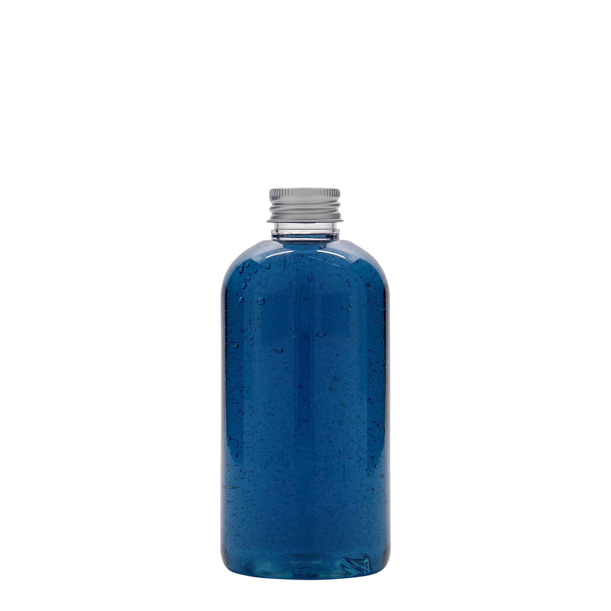 250 ml PET бутилка „Бостън“, пластмасова, затваряне: винтова капачка 24/410