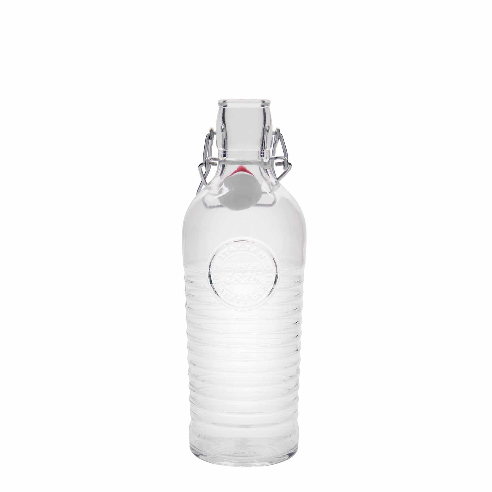 750 ml стъклена бутилка „Officina 1825“, затваряне: тапа с клипс