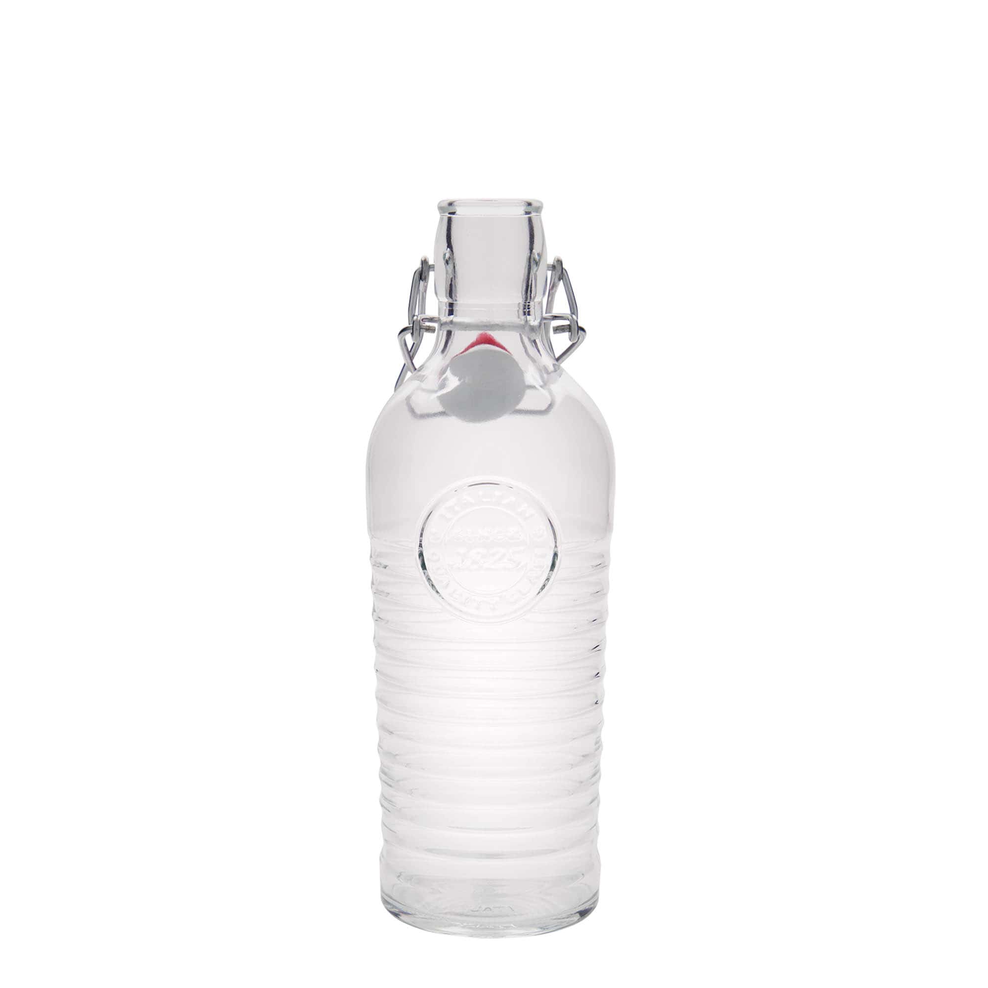 750 мл стъклена бутилка 'Officina 1825', гърло: капак с щипка 750 мл стъклена бутилка 'Officina 1825', гърло: капак с щипка