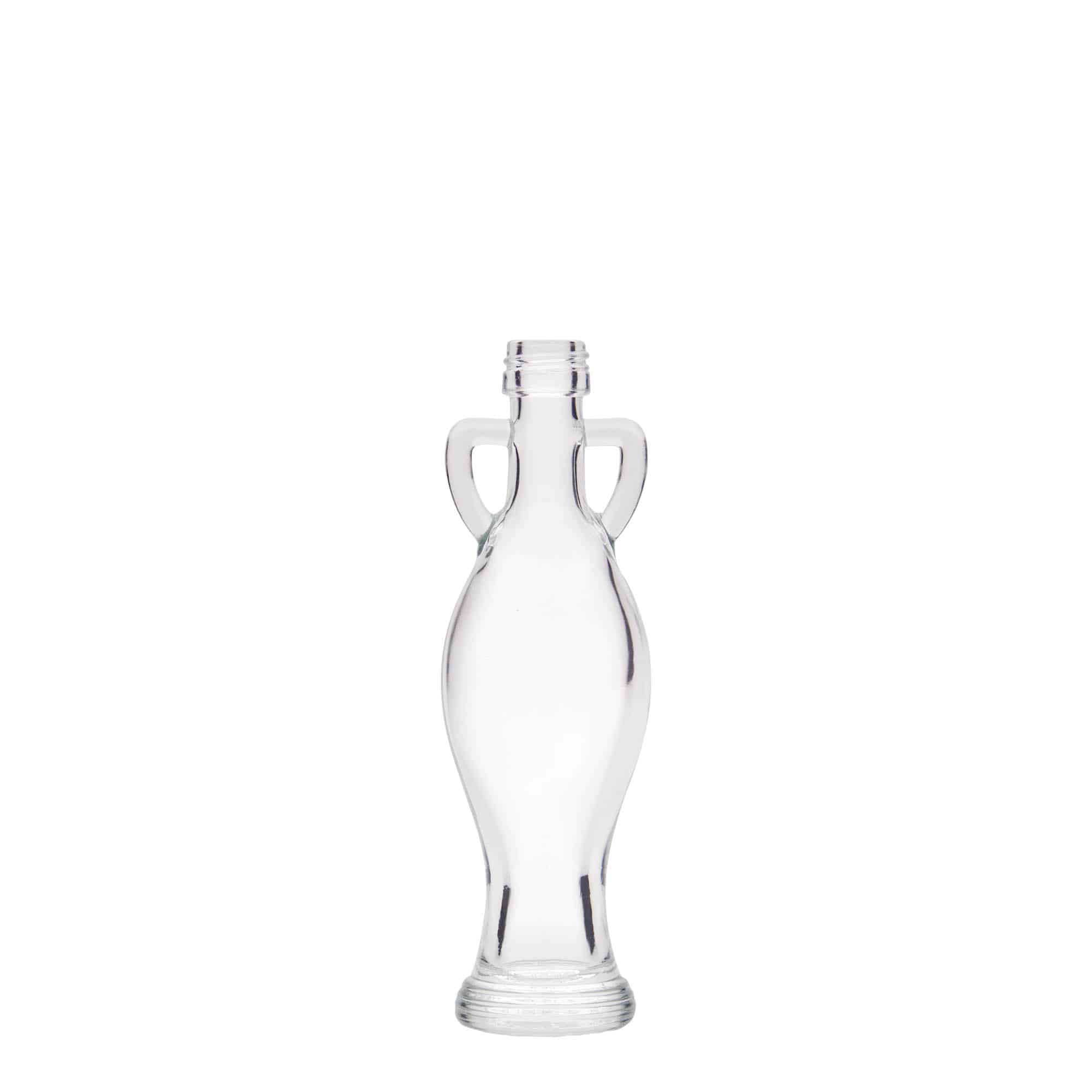 40 ml стъклена бутилка „Амфора“, затваряне: капачка PP 18 40 ml стъклена бутилка „Амфора“, затваряне: капачка PP 18