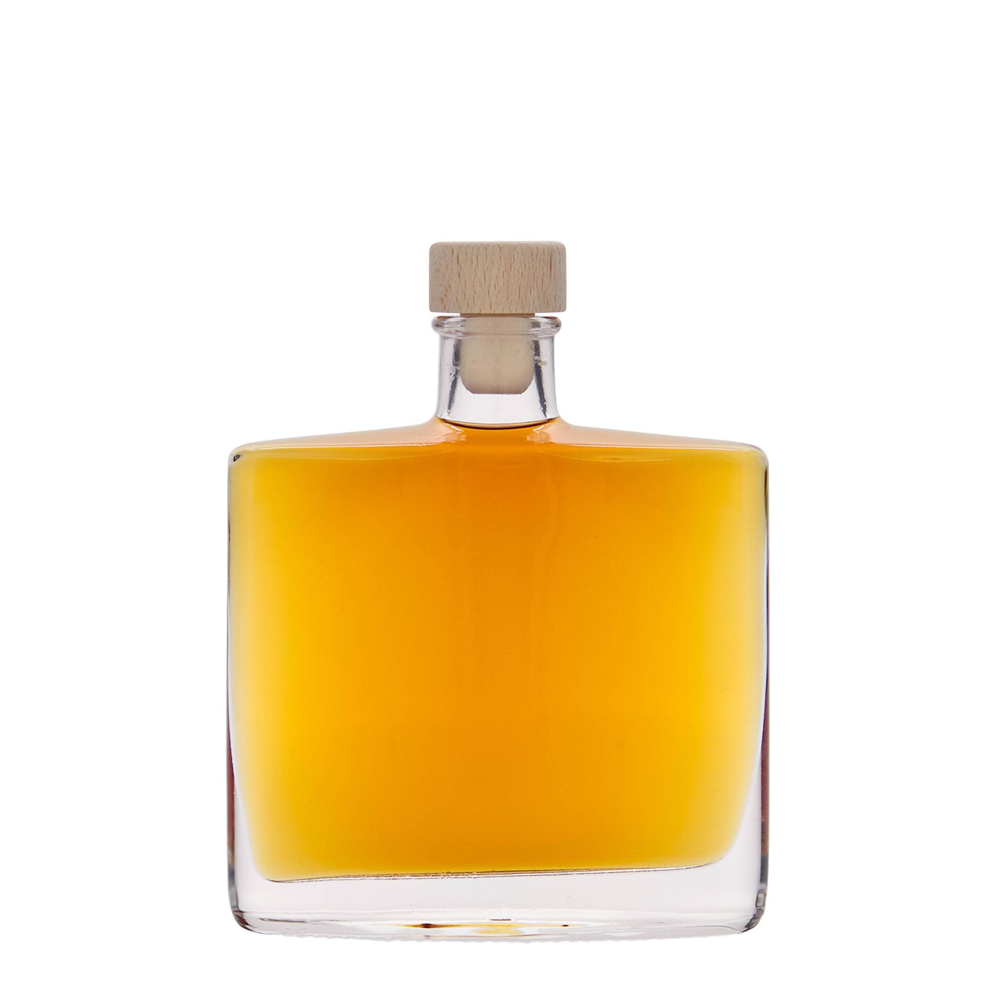 200 ml стъклена бутилка „Zorbas“, овална, затваряне: коркова тапа