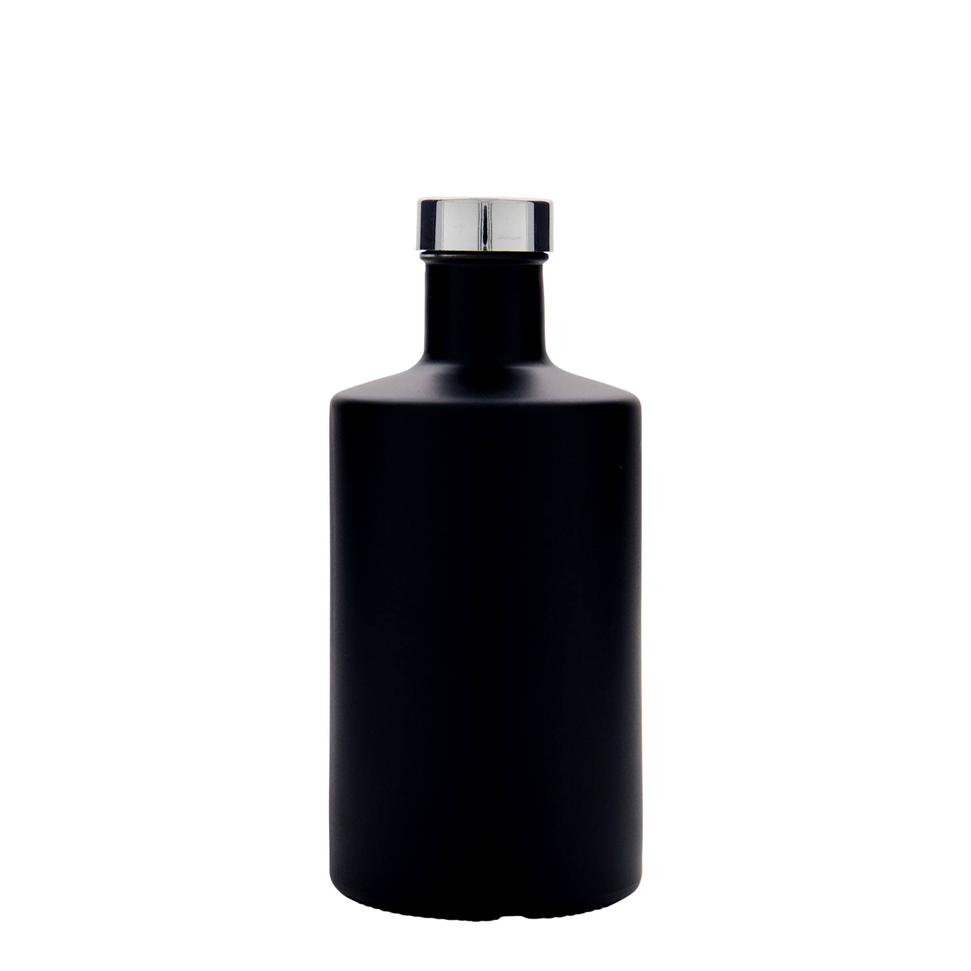 500 ml стъклена бутилка „Caroline“, черна, затваряне: винтова капачка GPI 33