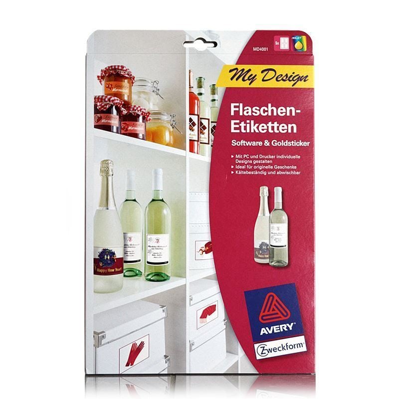 Самозалепващи етикети, 20 листа, хартия, бели