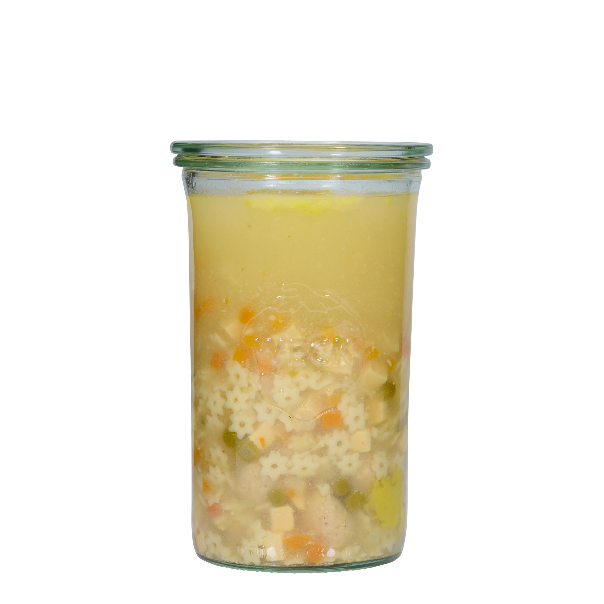 1.000 ml WECK-стъклен буркан, отвор: кръгъл ръб 1.000 ml WECK-стъклен буркан, отвор: кръгъл ръб