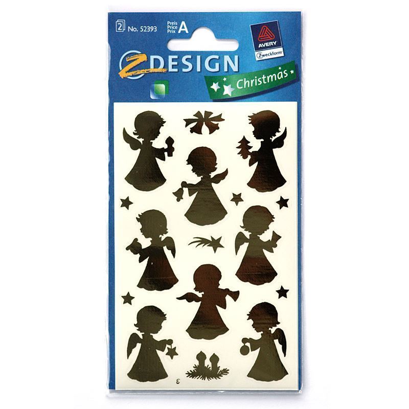 Zweckform стикери „Ангел“, хартия, злато Zweckform стикери „Ангел“, хартия, злато