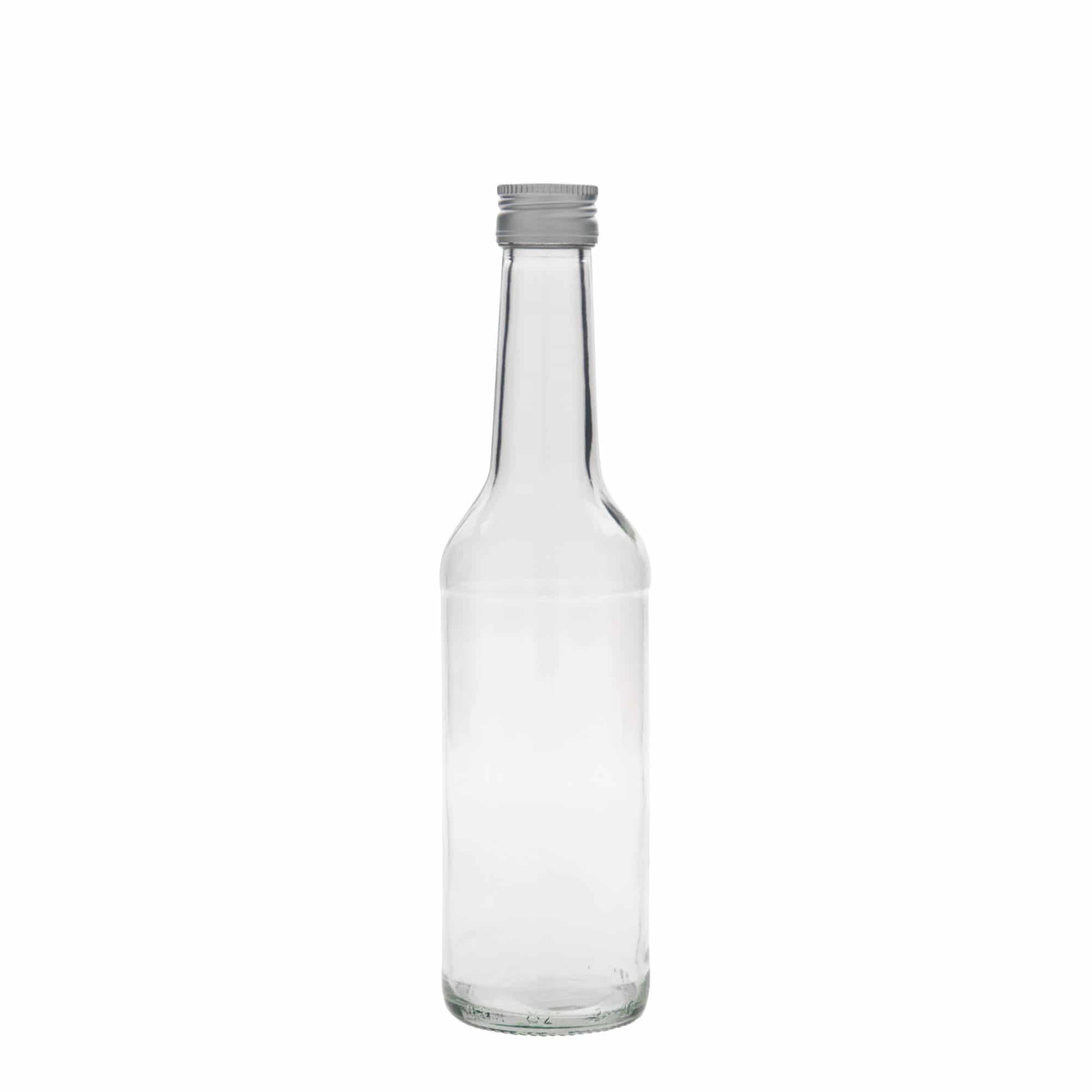 350 ml стъклена бутилка с право гърло, затваряне: капачка PP 28