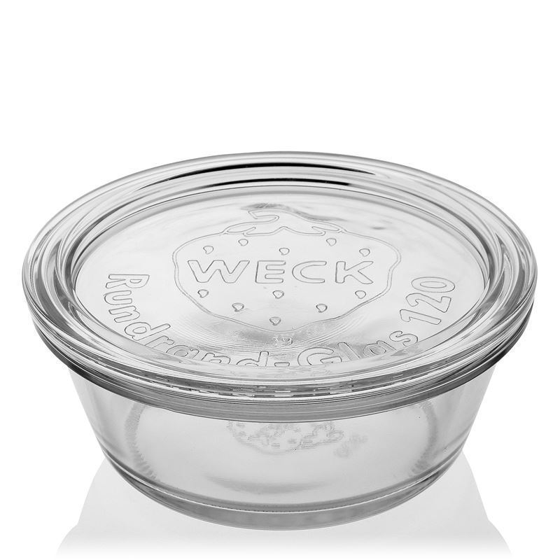 WECK стъклен капак със заоблен ръб, за затваряне: RR120