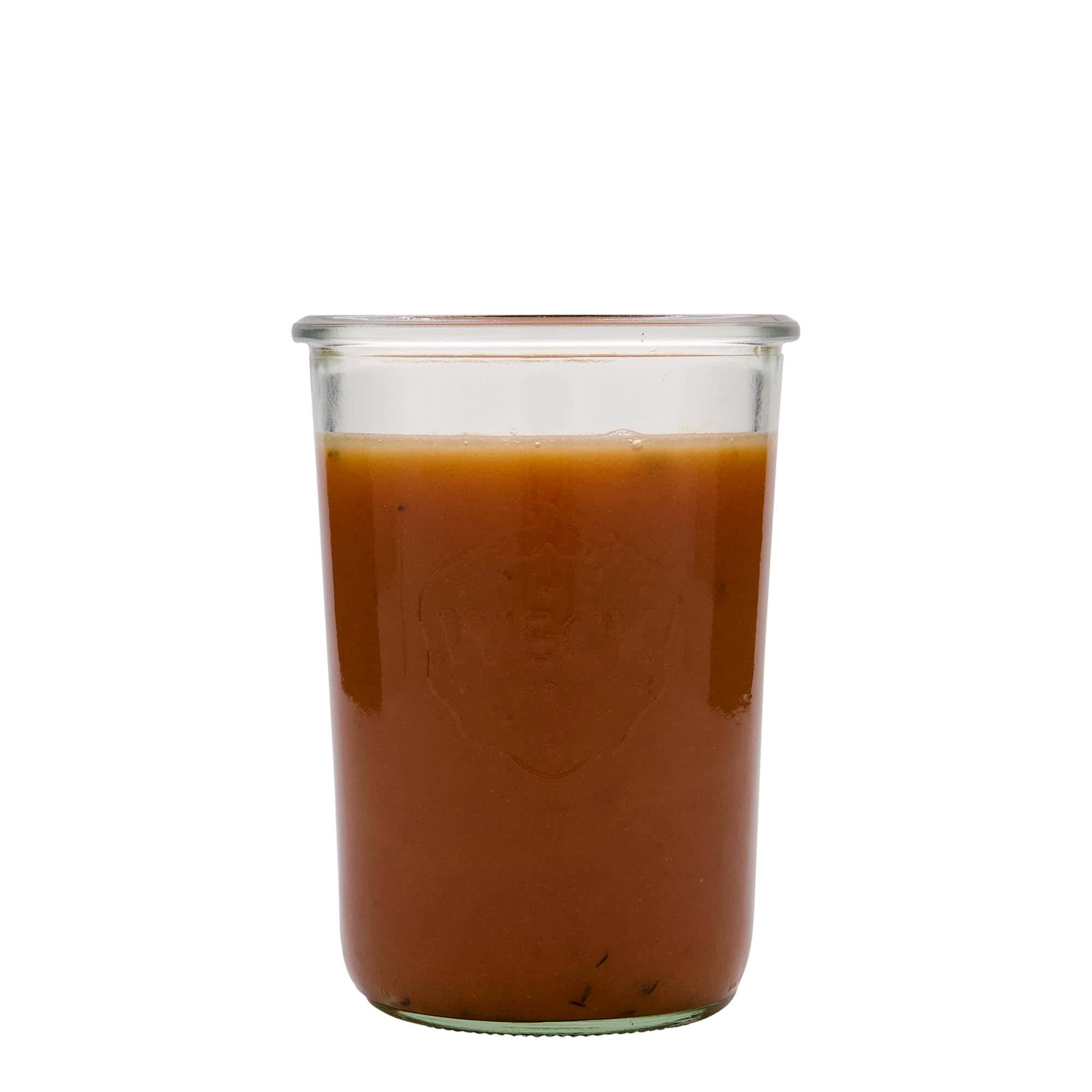850 ml буркан с широк отвор WECK, затваряне: заоблен ръб