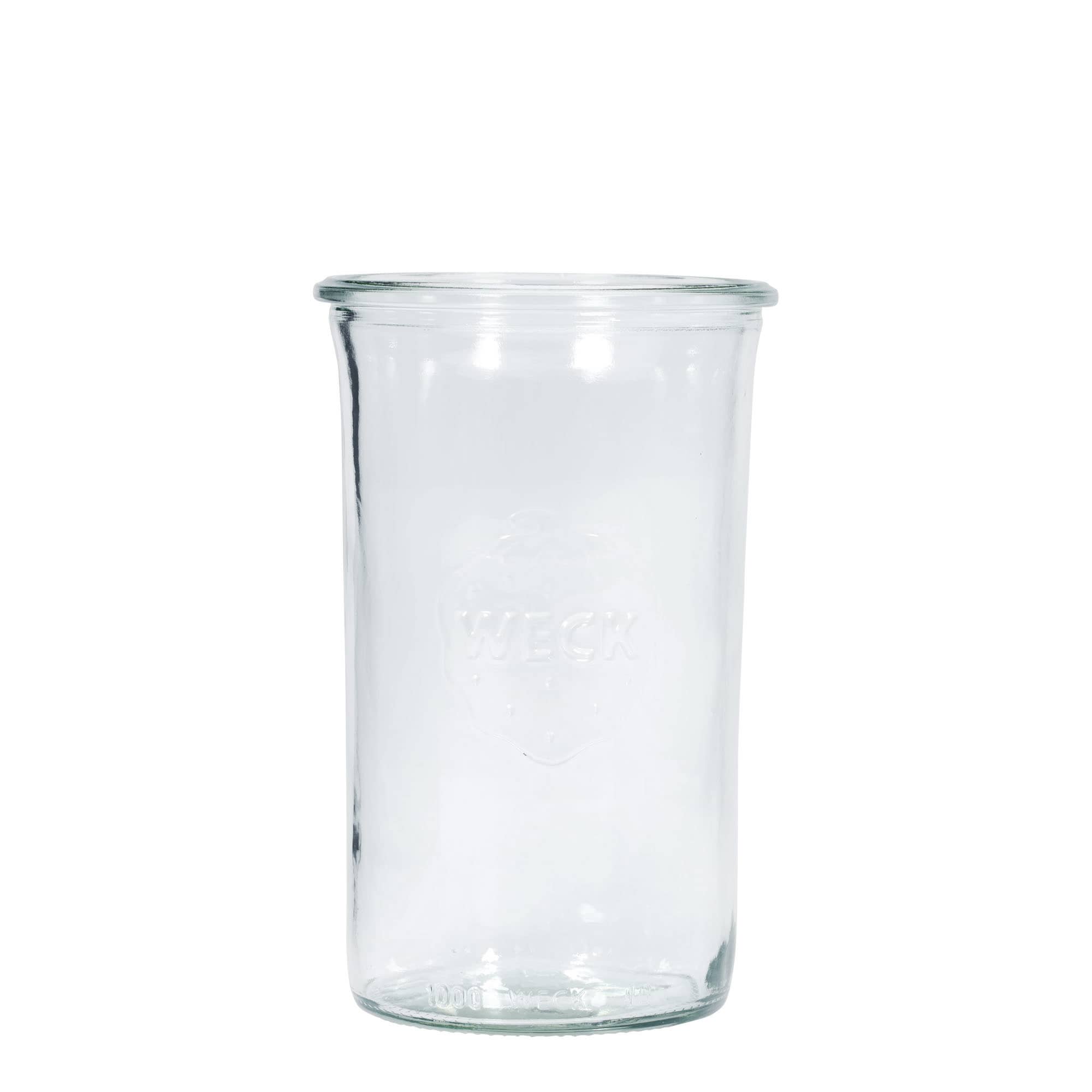 1.000 ml WECK-стъклен буркан, отвор: кръгъл ръб