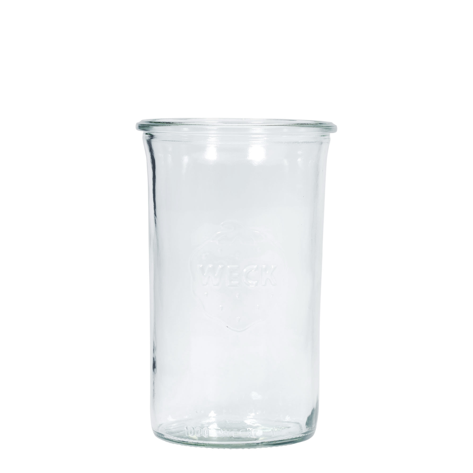 1.000 ml WECK-стъклен буркан, отвор: кръгъл ръб 1.000 ml WECK-стъклен буркан, отвор: кръгъл ръб