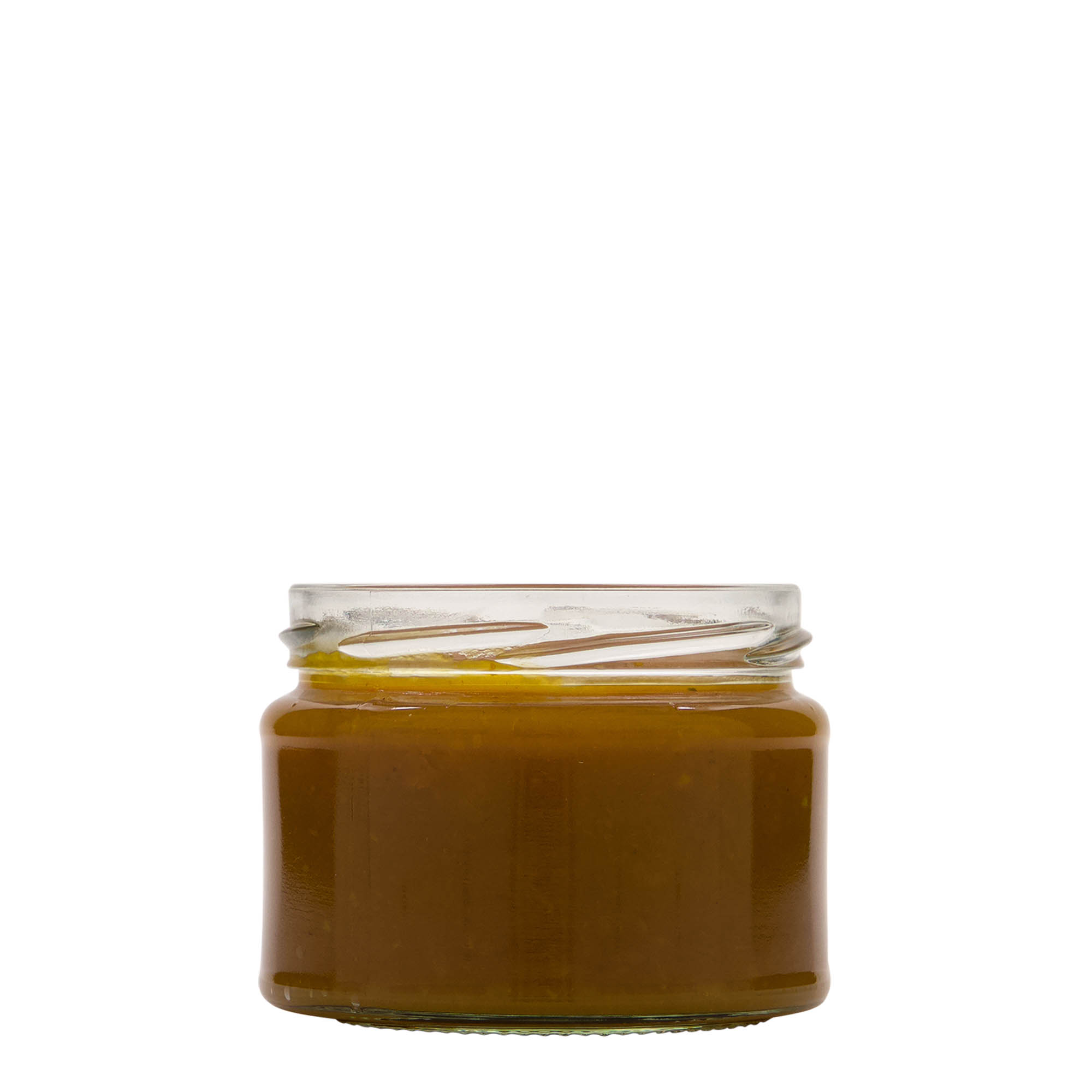 280 мл плоско кръгло стъкло, гърло: Twist-Off (TO 82) 280 мл плоско кръгло стъкло, гърло: Twist-Off (TO 82)