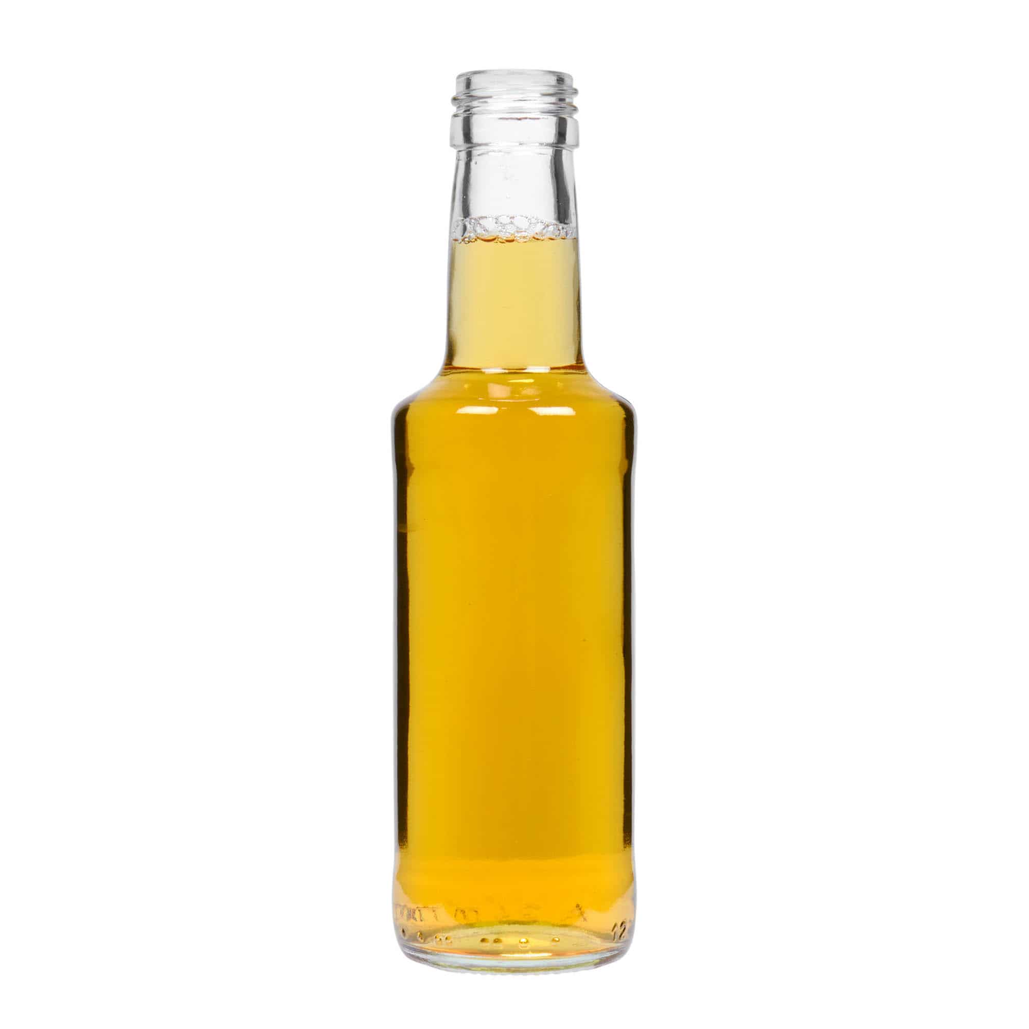 200 ml стъклена бутилка „Bernie“, затваряне: капачка PP 28