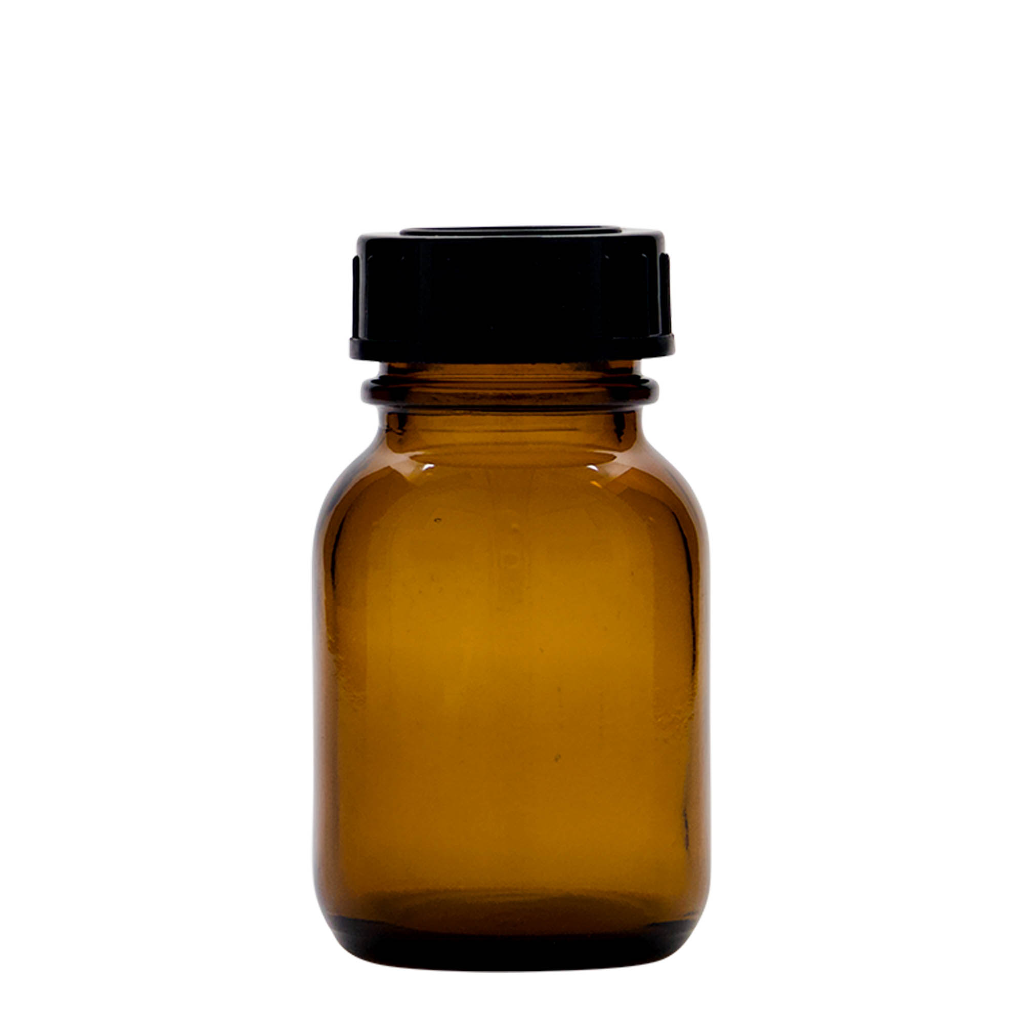 50 мл буркан с широко гърло, кафяв, отвор: DIN 32 50 мл буркан с широко гърло, кафяв, отвор: DIN 32