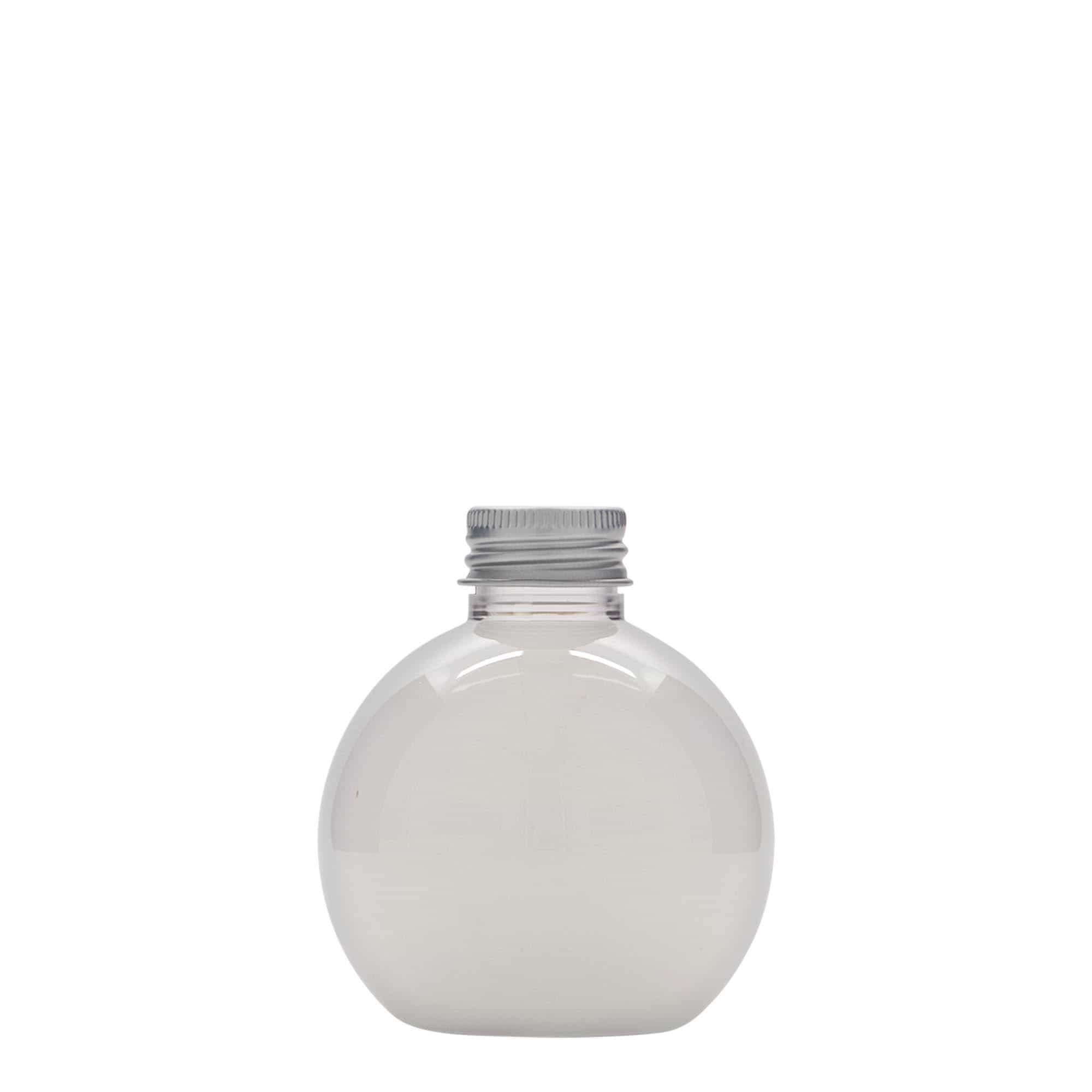 150 ml PET бутилка „Perry“, сферична, пластмасова, затваряне: винтова капачка 24/410