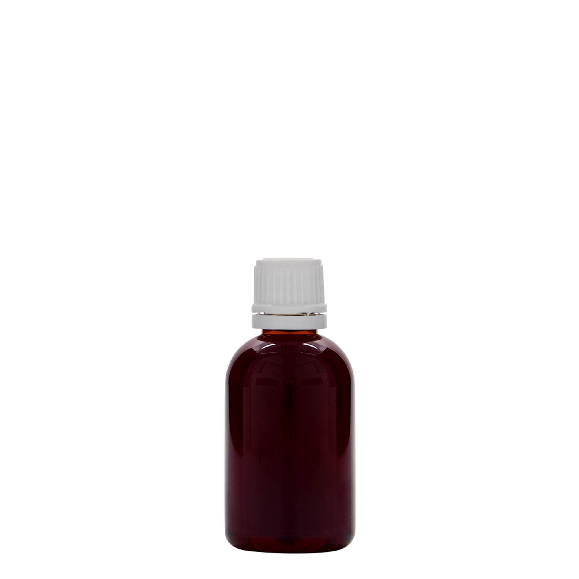 50 ml PET бутилка за лекарства „Easy Living“, пластмасова, затваряне: винтова капачка с резба DIN 18