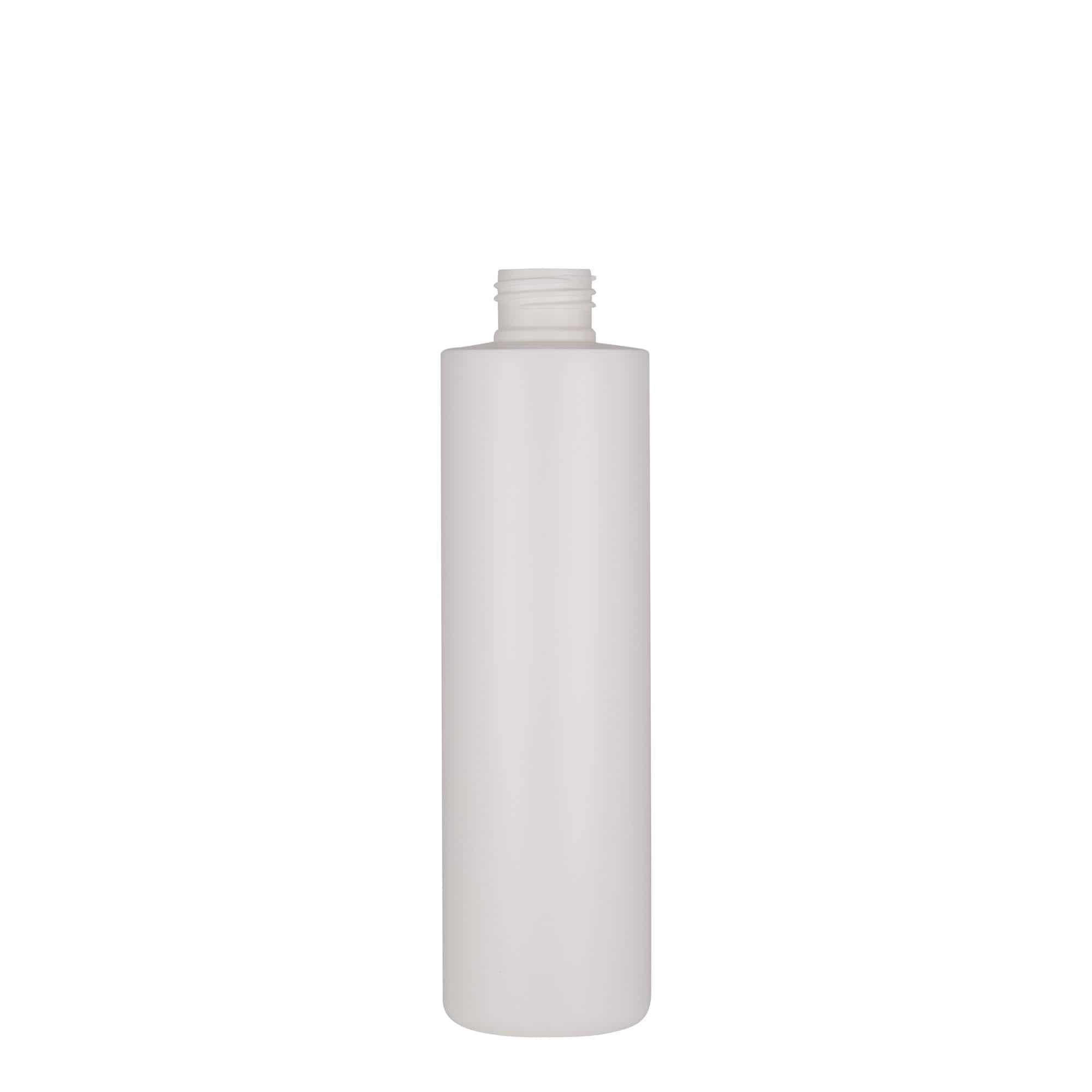 250 ml пластмасова бутилка „Pipe“, HDPE, бяла, затваряне: винтова капачка GPI 24/410 250 ml пластмасова бутилка „Pipe“, HDPE, бяла, затваряне: винтова капачка GPI 24/410