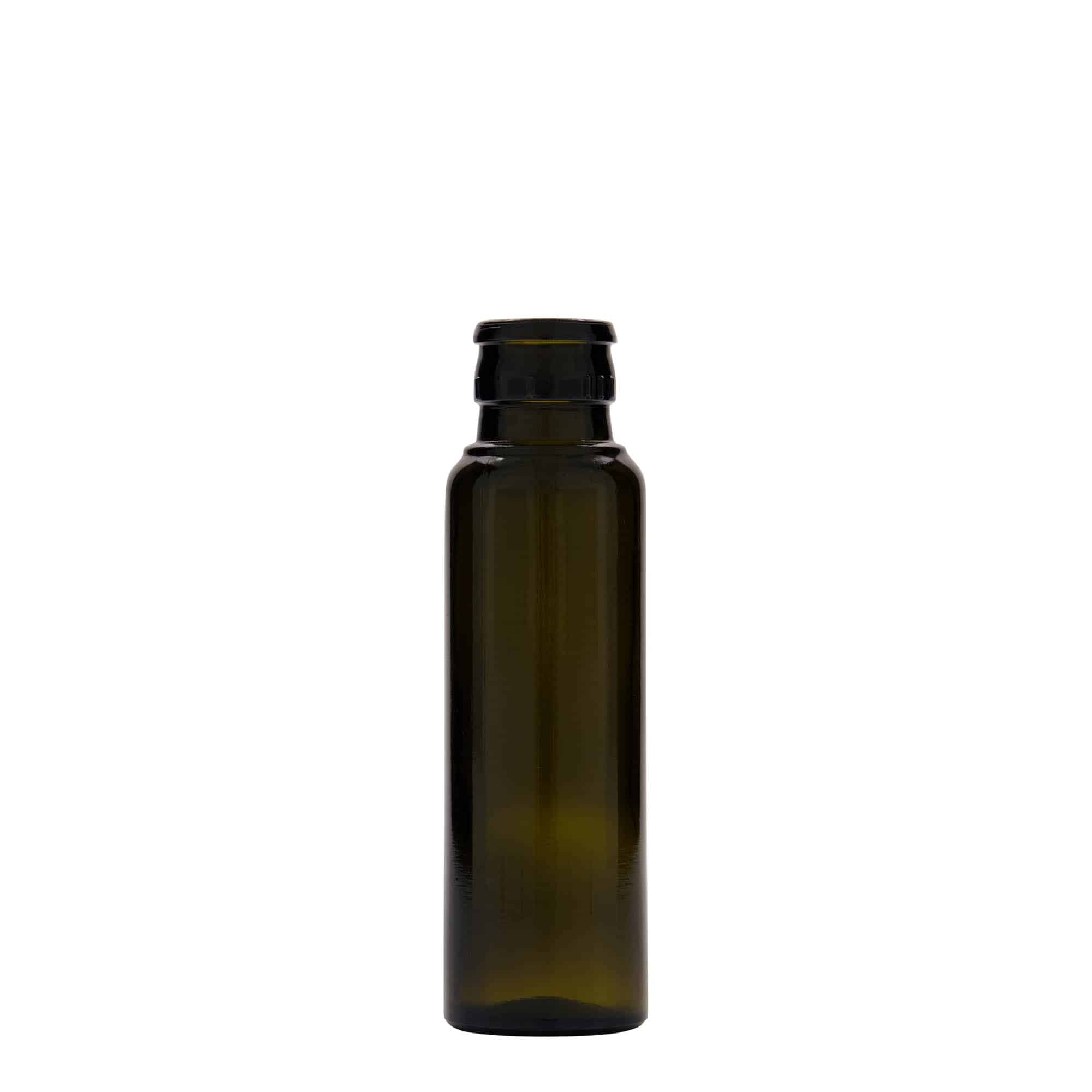 100 ml бутилка за оцет/олио „Willy New“, стъклена, антично зелено, затваряне: без възможност за повторно пълнене 100 ml бутилка за оцет/олио „Willy New“, стъклена, антично зелено, затваряне: без възможност за повторно пълнене