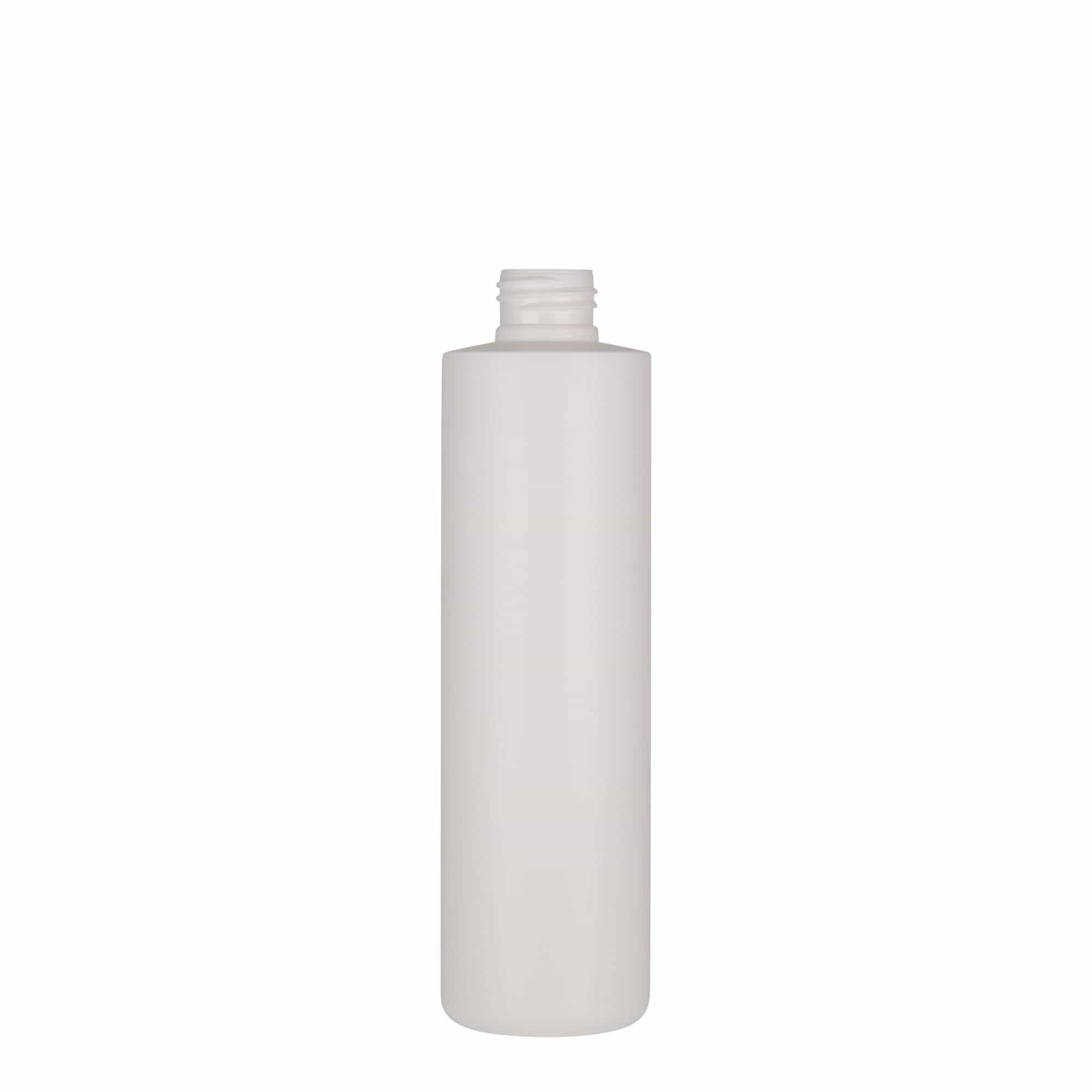 250 ml пластмасова бутилка „Pipe“, екологична HDPE, бяла, затваряне: винтова капачка GPI 24/410 250 ml пластмасова бутилка „Pipe“, екологична HDPE, бяла, затваряне: винтова капачка GPI 24/410