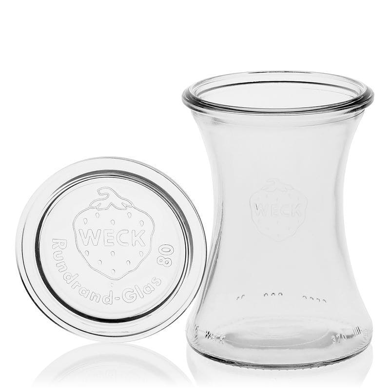 370 ml буркан за деликатеси WECK, затваряне: заоблен ръб