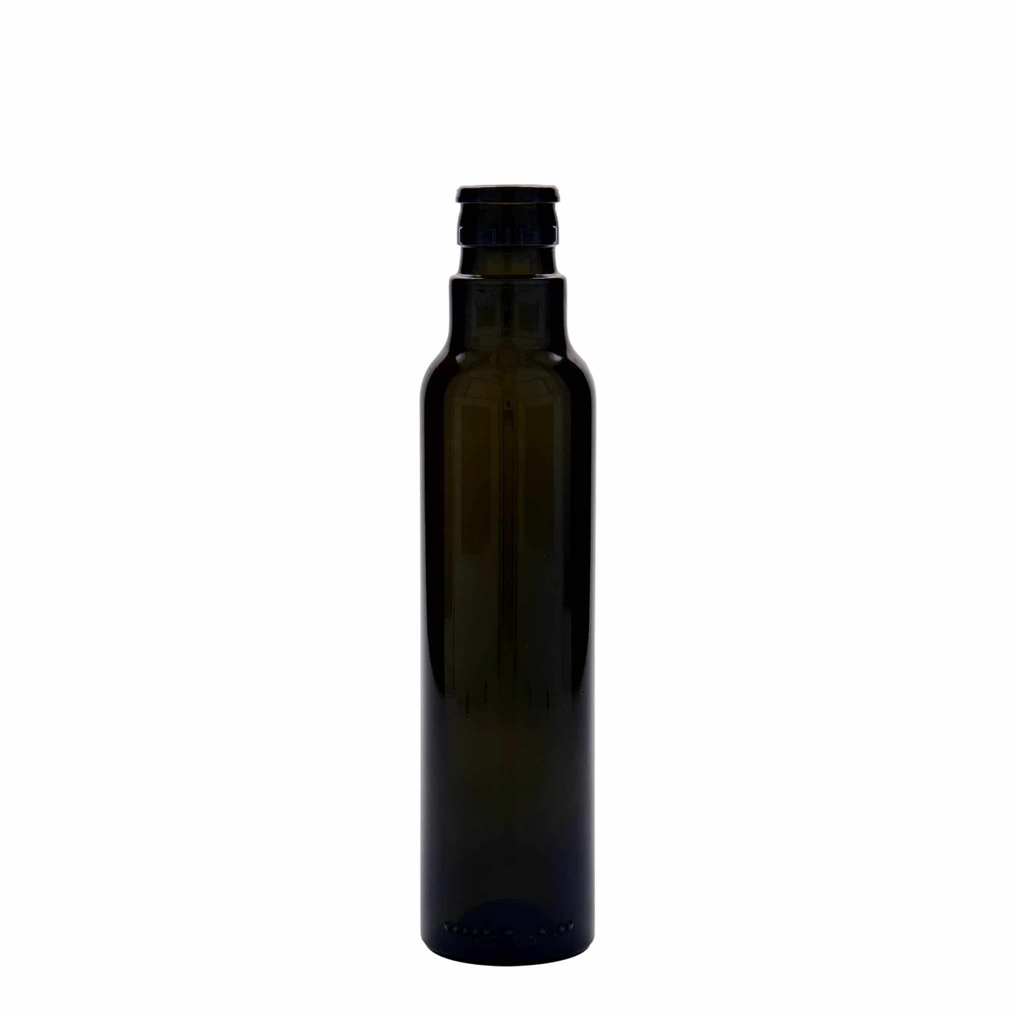 250 ml бутилка за оцет/олио „Willy New“, стъклена, антично зелено, затваряне: без възможност за повторно пълнене 250 ml бутилка за оцет/олио „Willy New“, стъклена, антично зелено, затваряне: без възможност за повторно пълнене