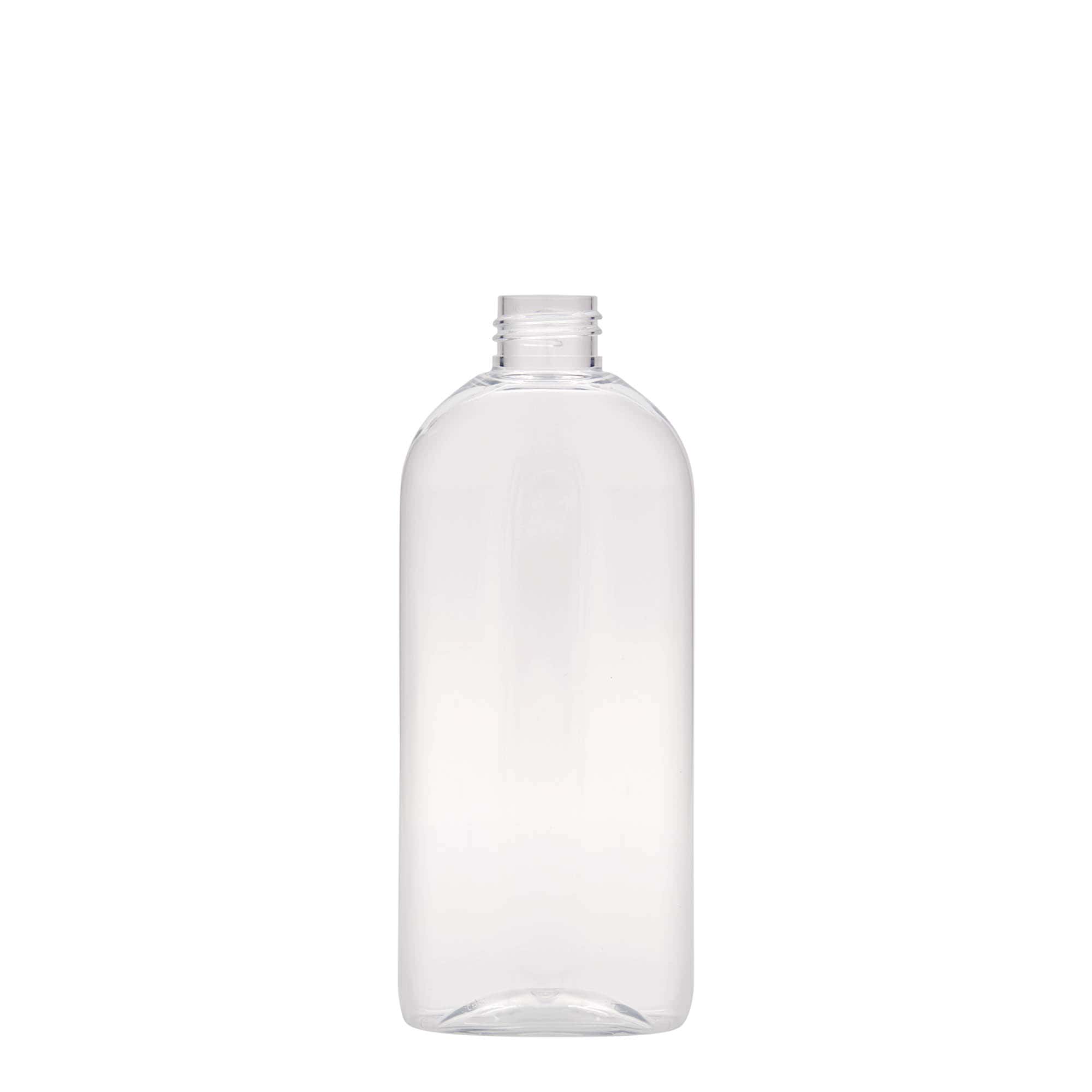 250 ml PET бутилка „Ирис“, овална, пластмасова, затваряне: винтова капачка GPI 24/410