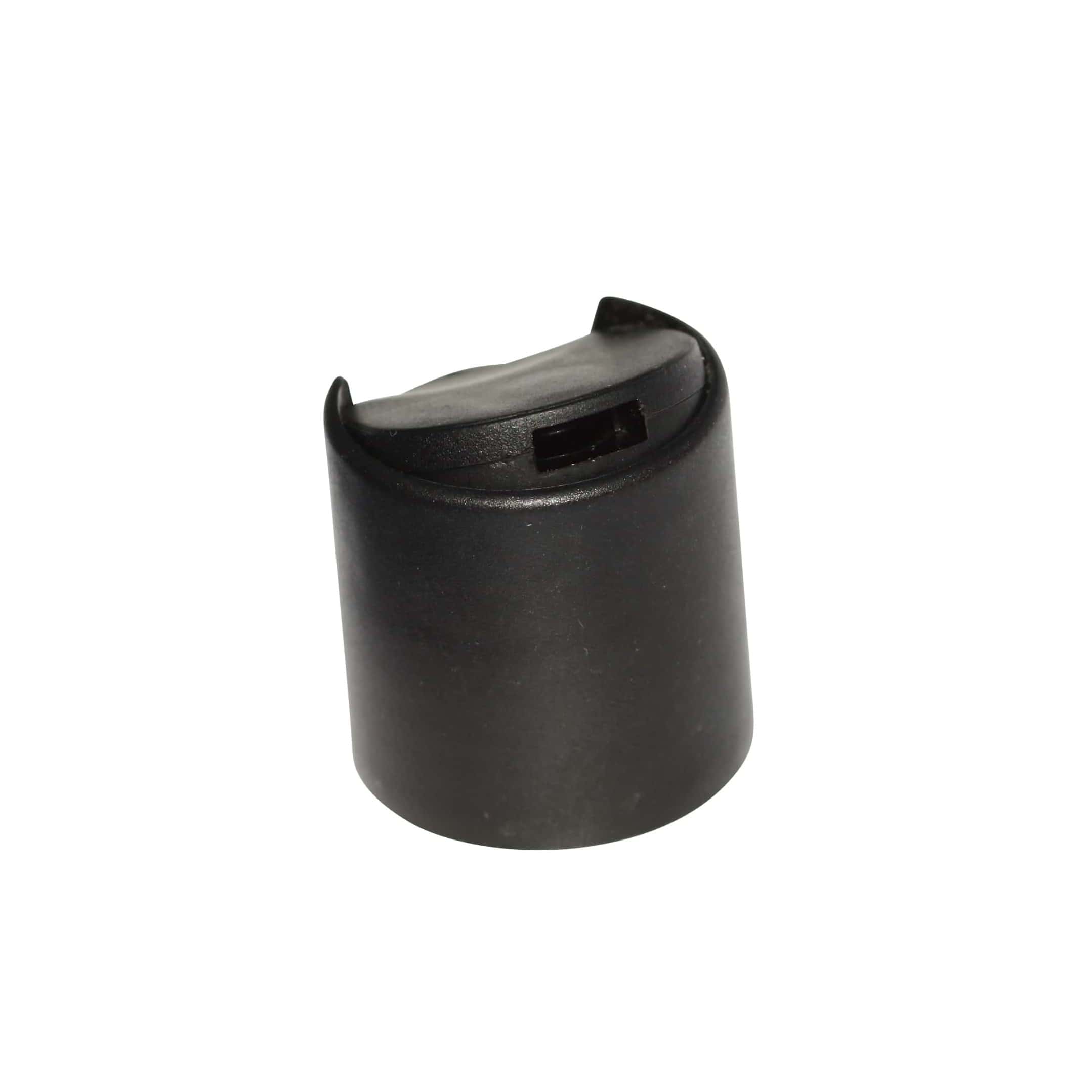 Винтова капачка Disc Top, пластмаса PP, черна, за отвор: 24/410