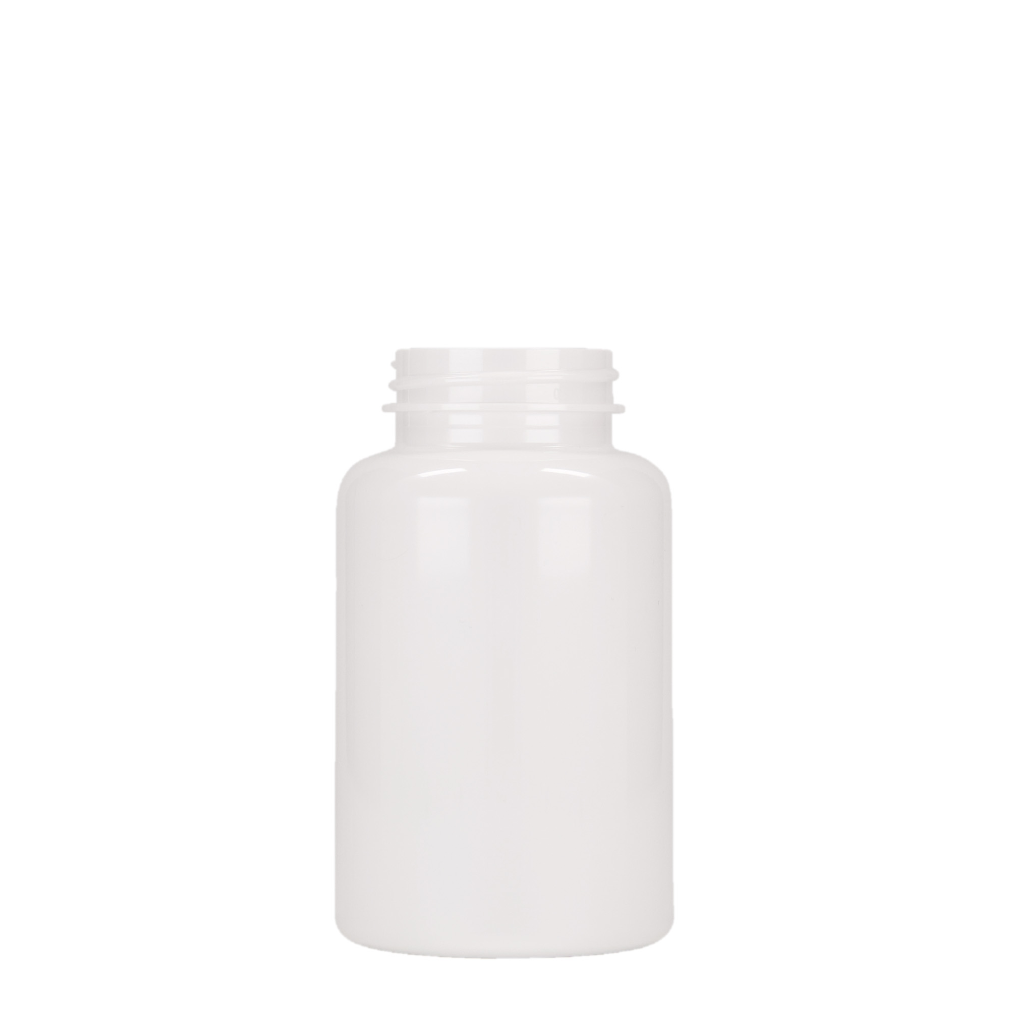 250 ml PET буркан за лекарства, пластмасов, бял, затваряне: винтова капачка 45/400 250 ml PET буркан за лекарства, пластмасов, бял, затваряне: винтова капачка 45/400