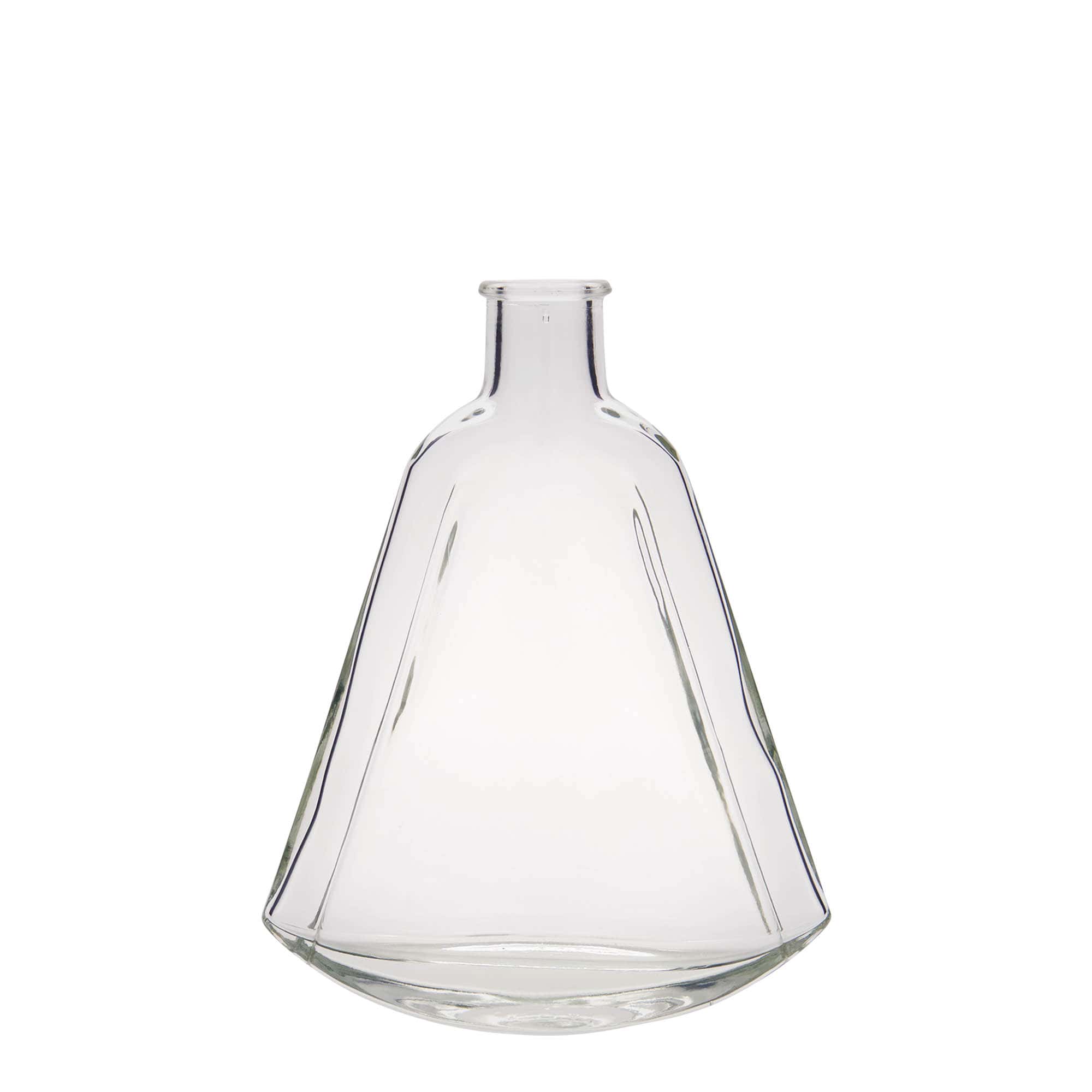 200 ml стъклена бутилка „Maurizio“, овална, затваряне: коркова тапа