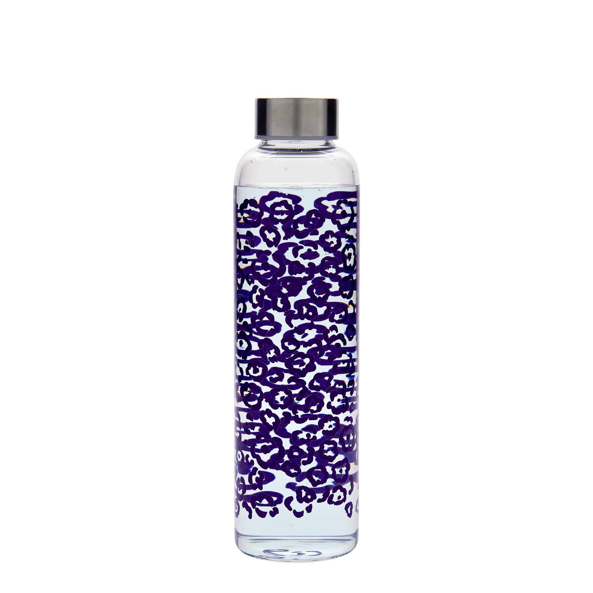 500 ml бутилка за пиене „Персей - Лилави цветя“, отвор: винтова капачка