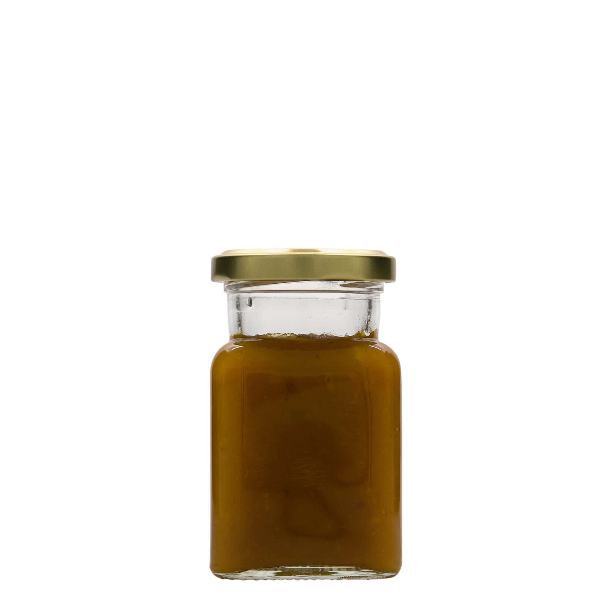 150 мл квадратна стъклена бутилка, отвор: Twist-Off (TO 53)