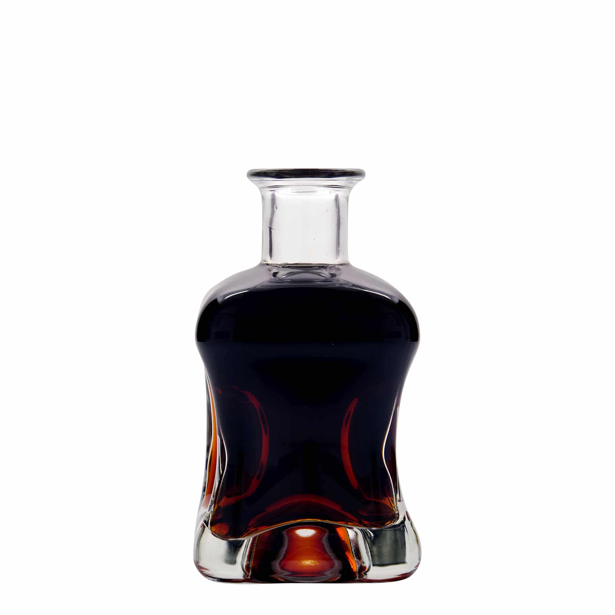 350 ml стъклена бутилка „Дъблин“, квадратна, затваряне: коркова тапа
