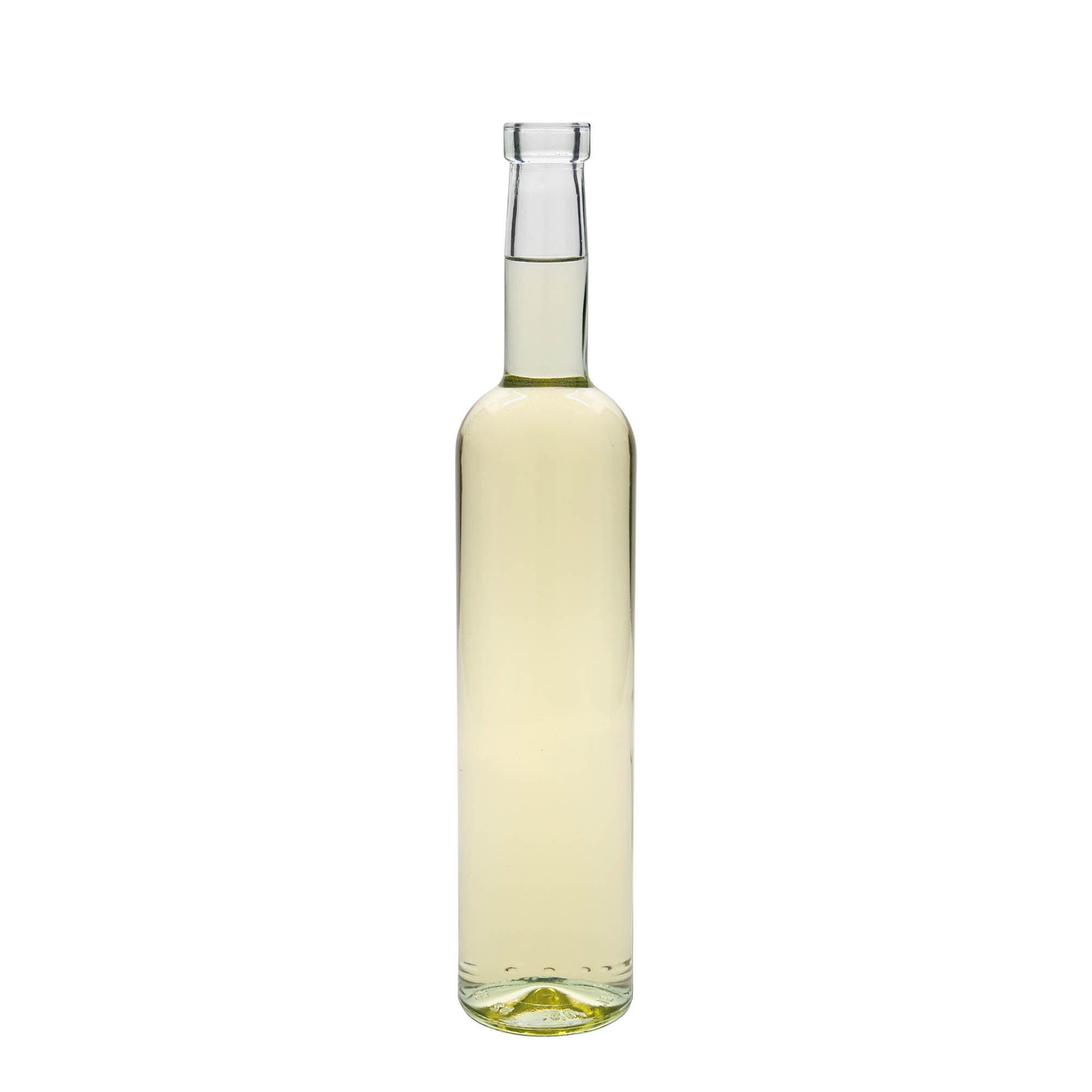 500 ml стъклена бутилка „Бордо“, затваряне: коркова тапа