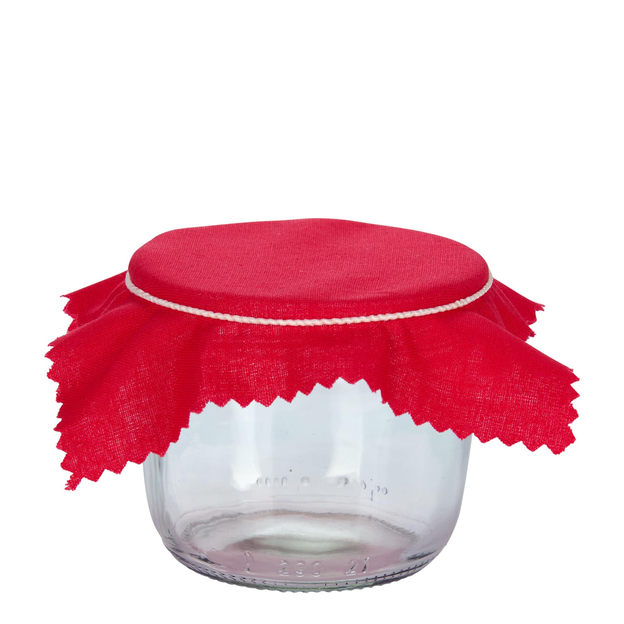 Текстилни подложки 12x12, квадратни, текстил, червени, отвор: TO38-TO53