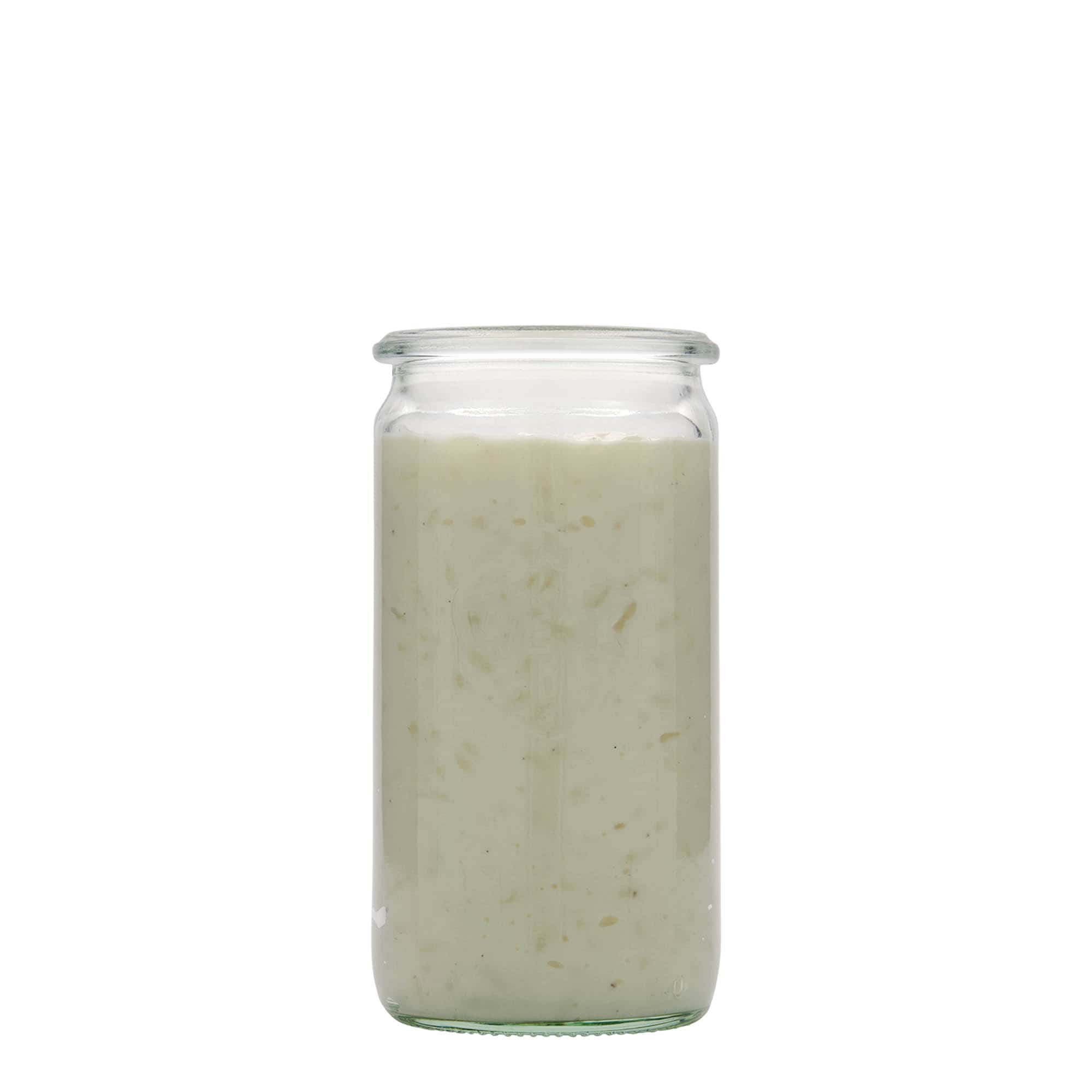 340 ml цилиндричен буркан WECK, затваряне: заоблен ръб