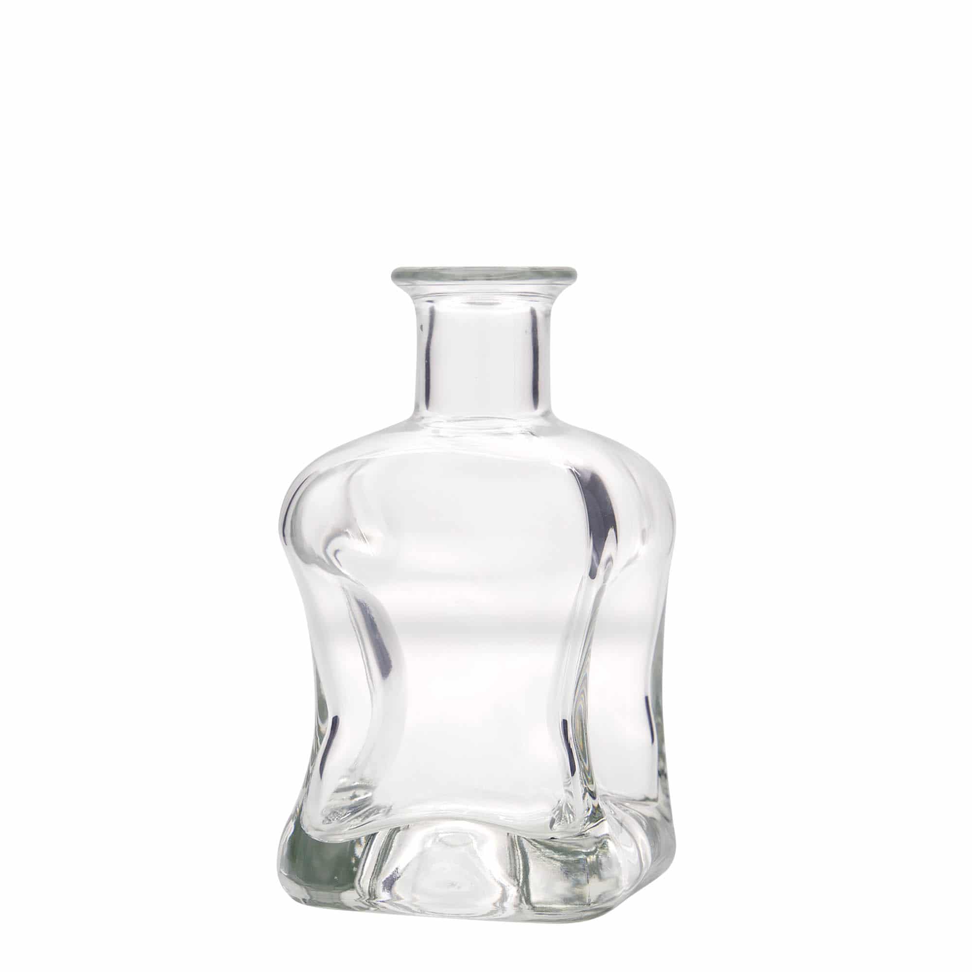 350 ml стъклена бутилка „Дъблин“, квадратна, затваряне: коркова тапа