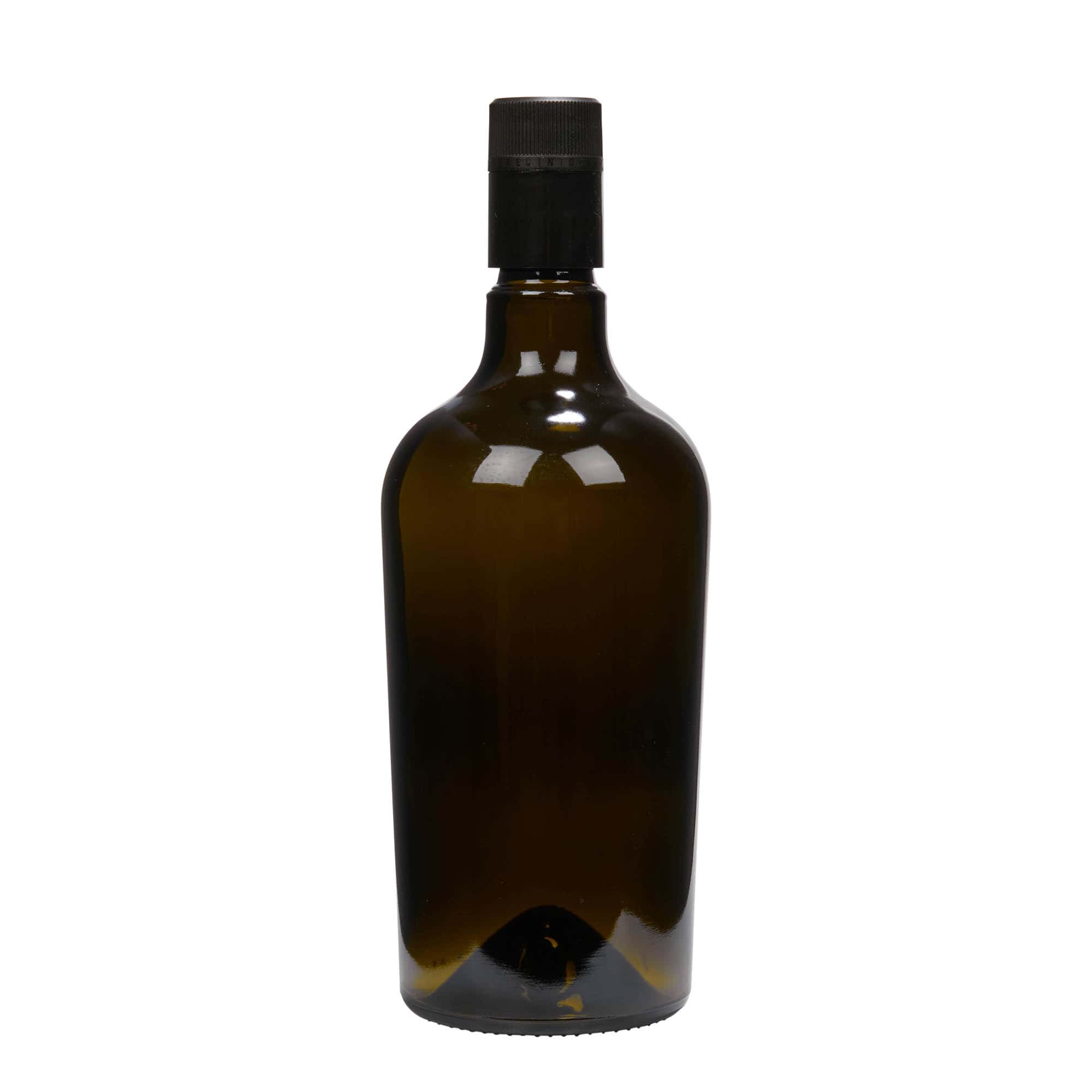 750 ml бутилка за оцет/олио „Oleum“, стъклена, антично зелено, затваряне: без възможност за повторно пълнене