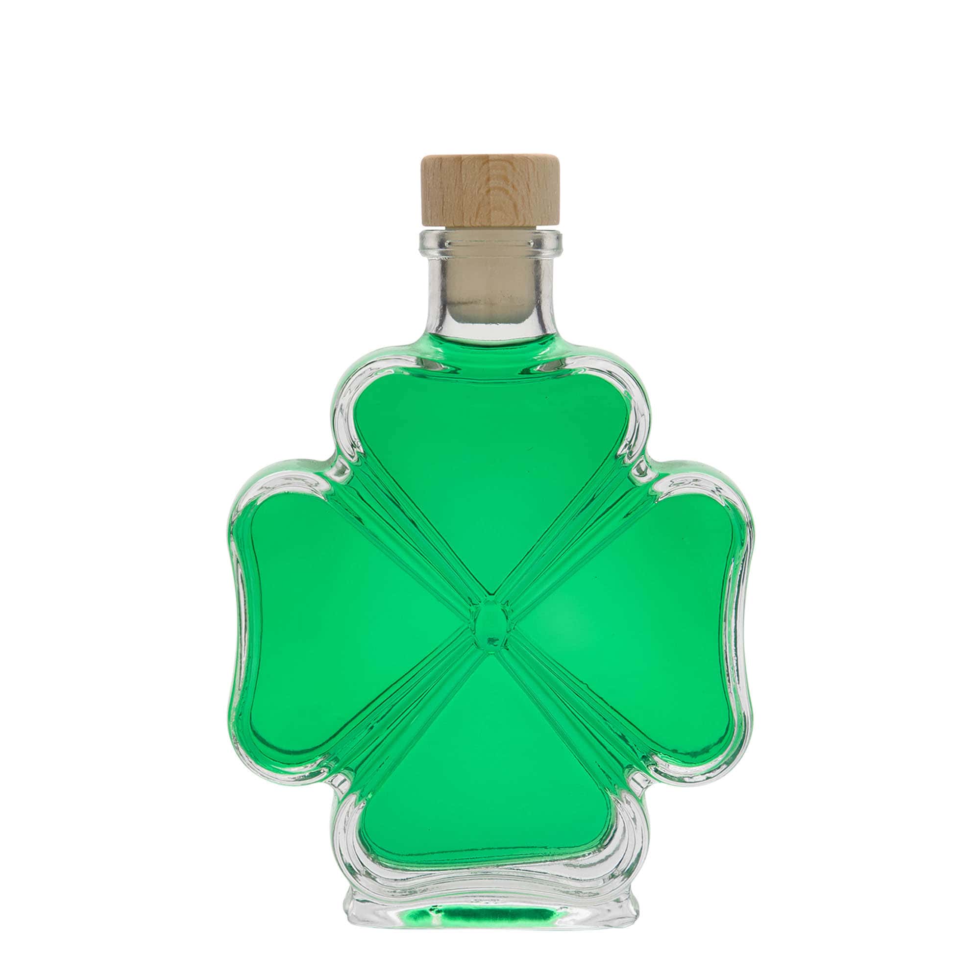 200 ml стъклена бутилка „Детелина“, затваряне: коркова тапа