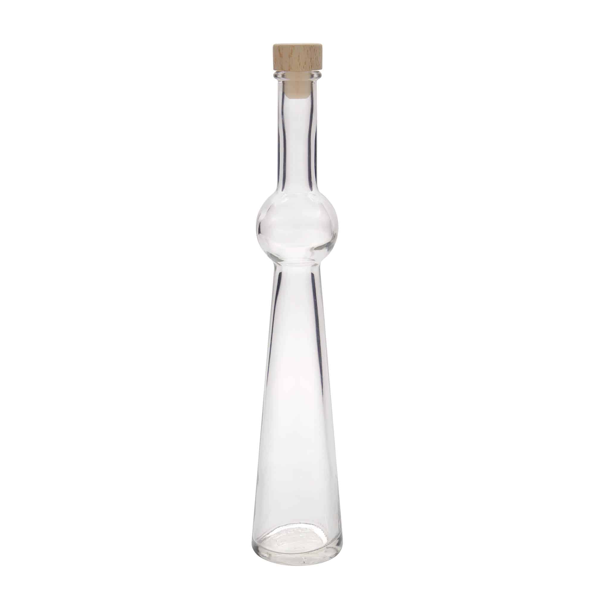 200 ml стъклена бутилка „Supernova“, затваряне: коркова тапа