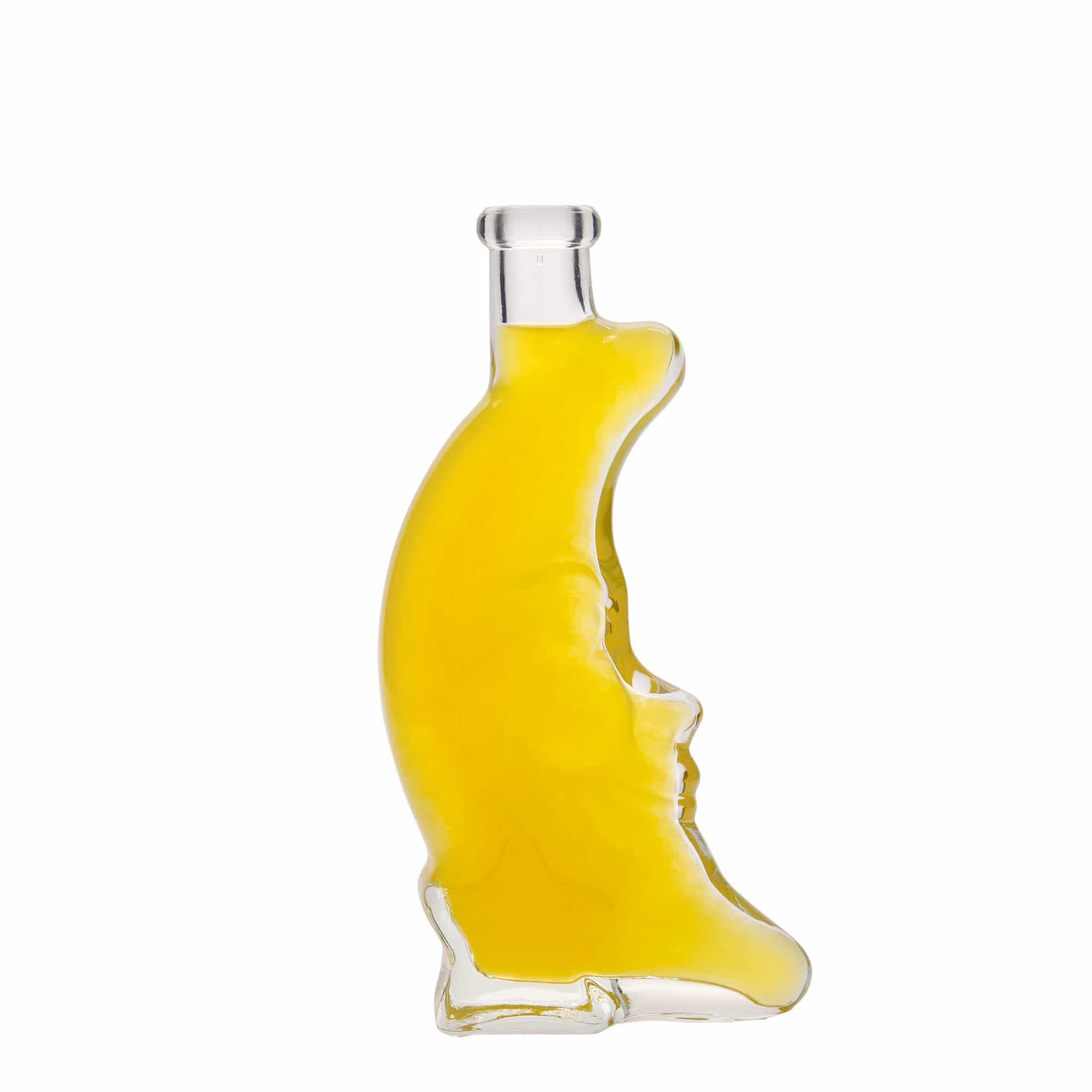 200 ml стъклена бутилка „Луна“, затваряне: коркова тапа